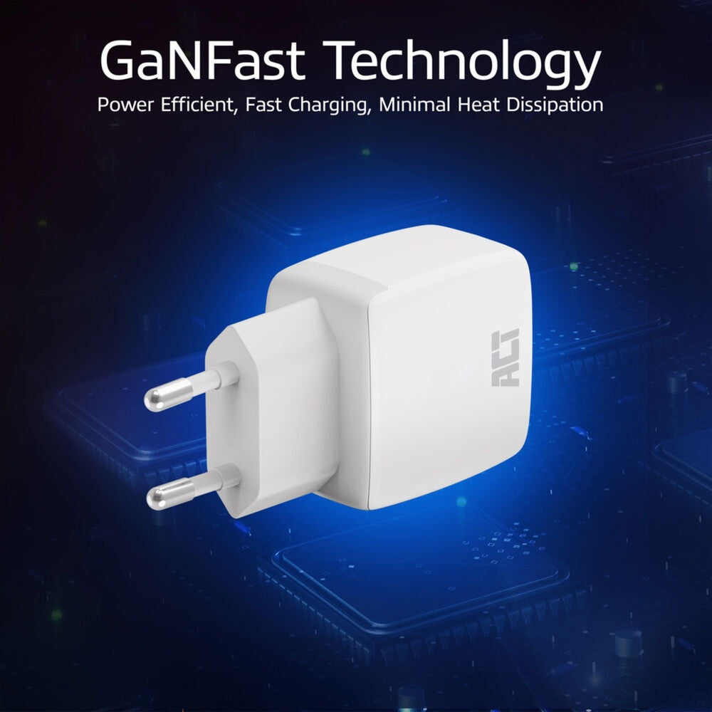 ACT Connectivity USB-C USB-A lader 20W met Levering PPS, Qu