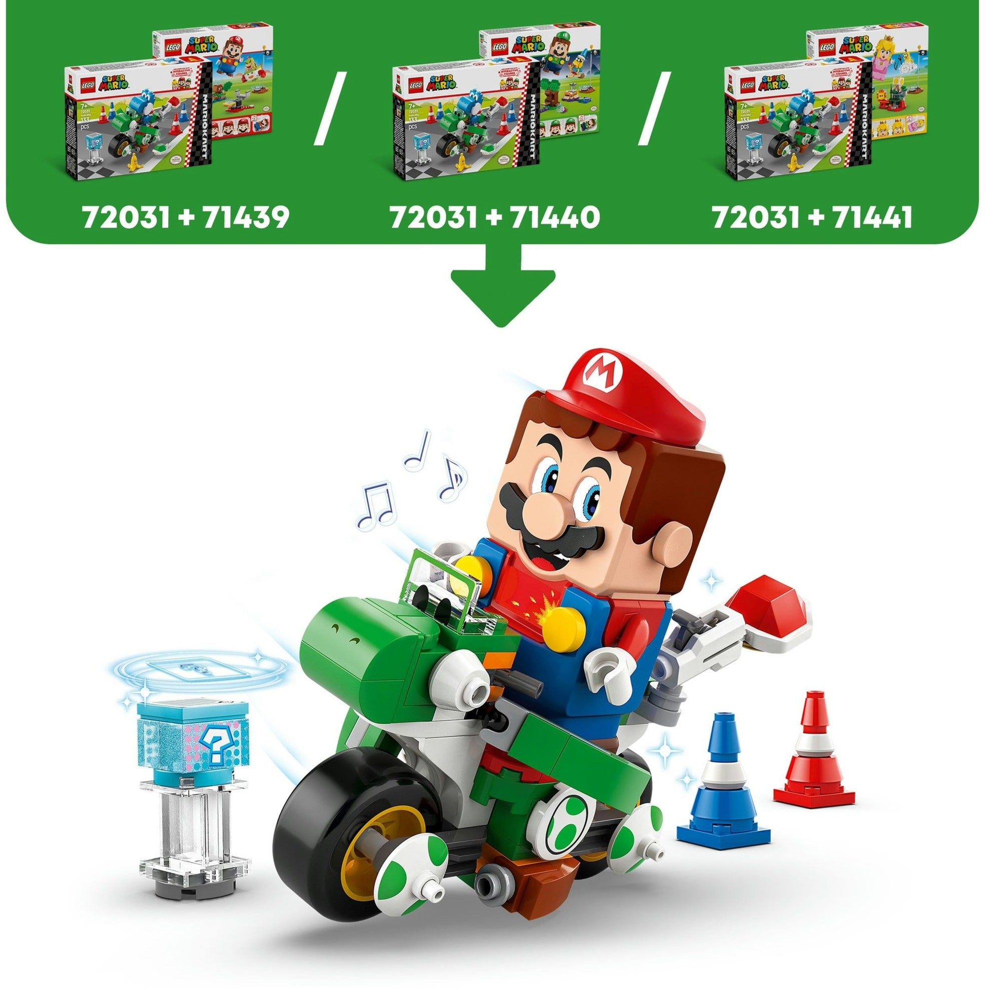 Lego super mario 72031 mariokart yoshi-crosser
