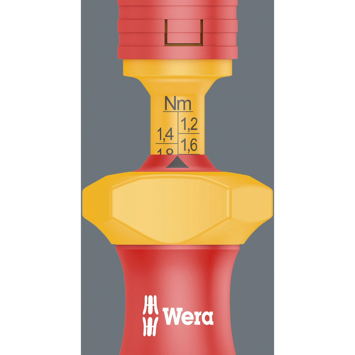 Wera kraftform kompakt vde 16 torque extra slim 1 tool finder schroevendraaier (rood geel, 16‑delig)