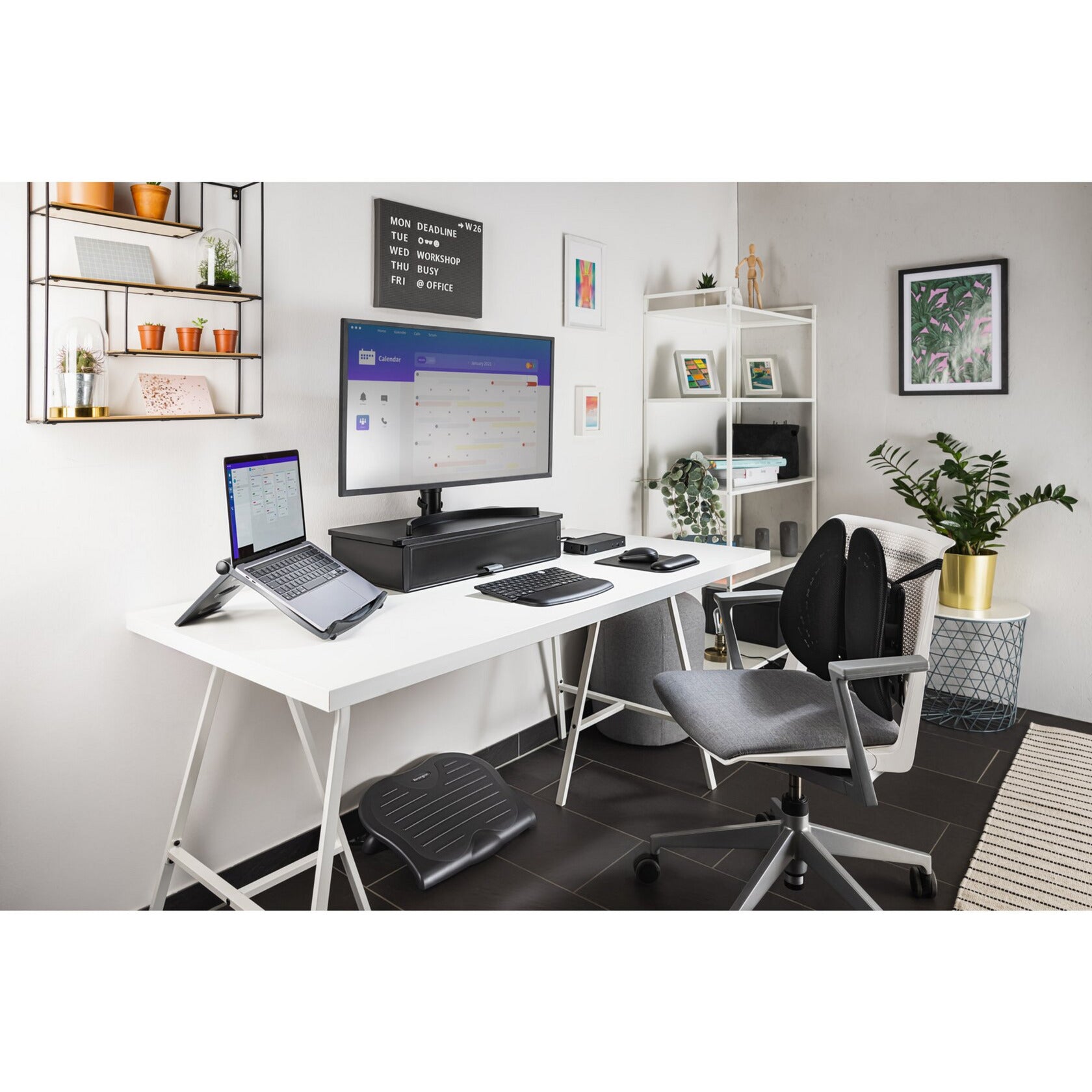 Kensington smartfit easy riser eq laptop cooling stand standaard (zwart)