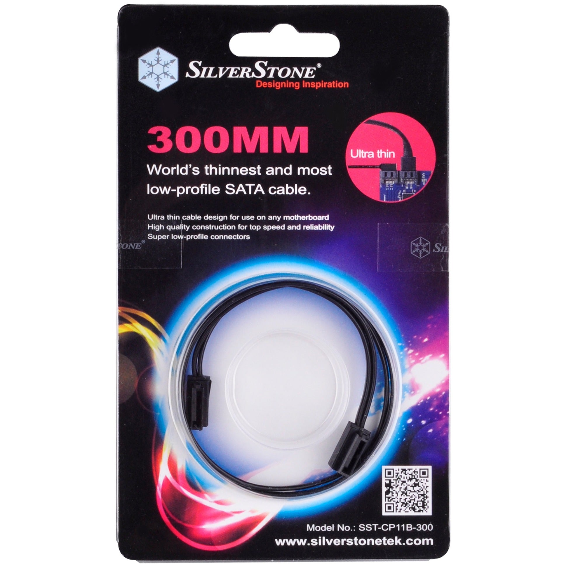 SilverStone SilverStone SATA III-kabel 30 cm