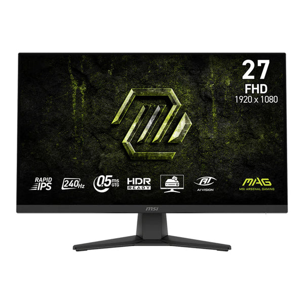 Msi mag 272f x24 27 gaming monitor (zwart, 1x displayport, 2x hdmi, 240 hz)