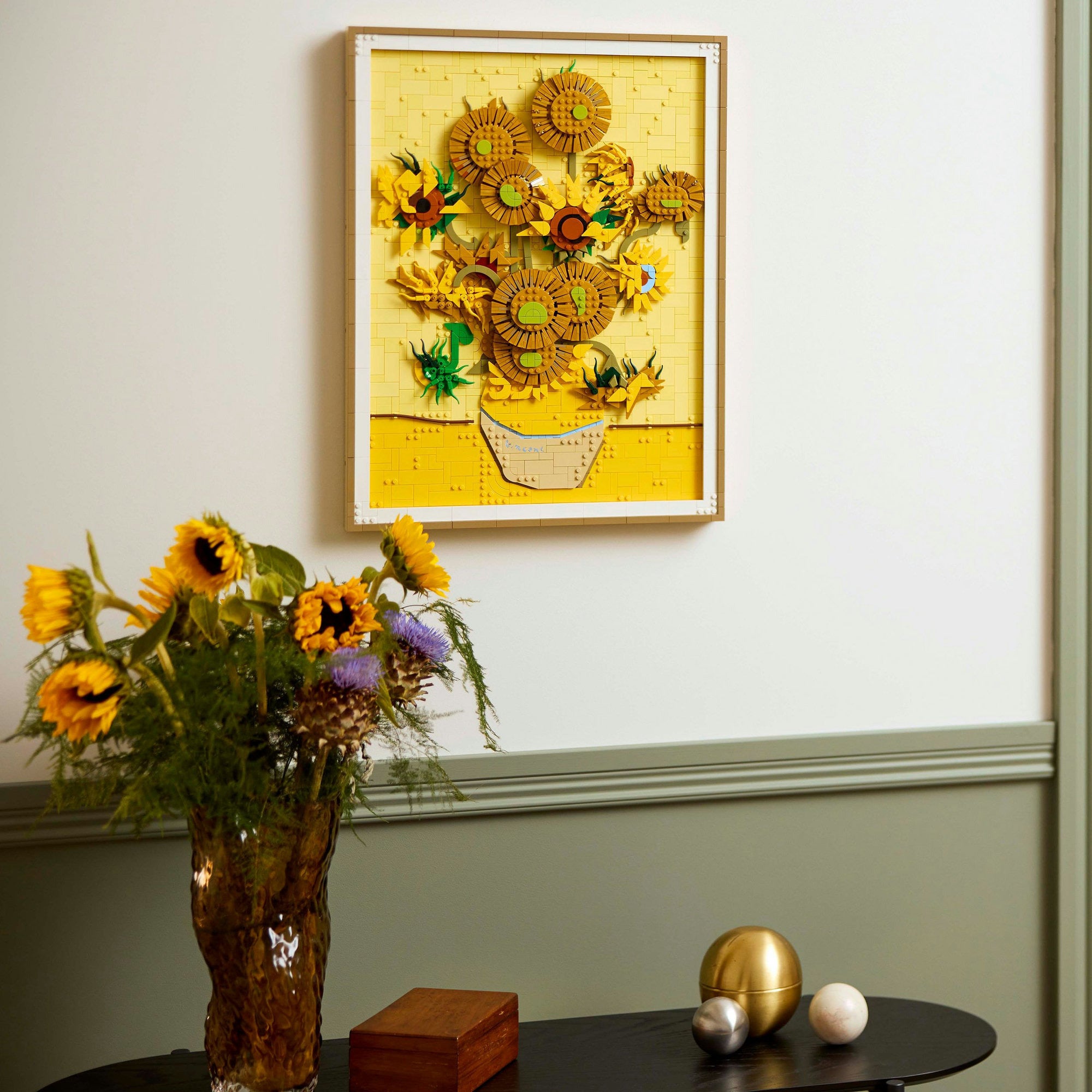 Lego art 31215 vincent van gogh - zonnebloemen