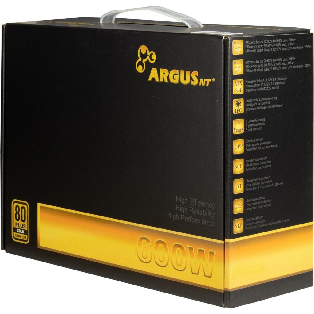 Inter-Tech Argus GPS-600 600 Watt PSU (Black, 4x PCIe)