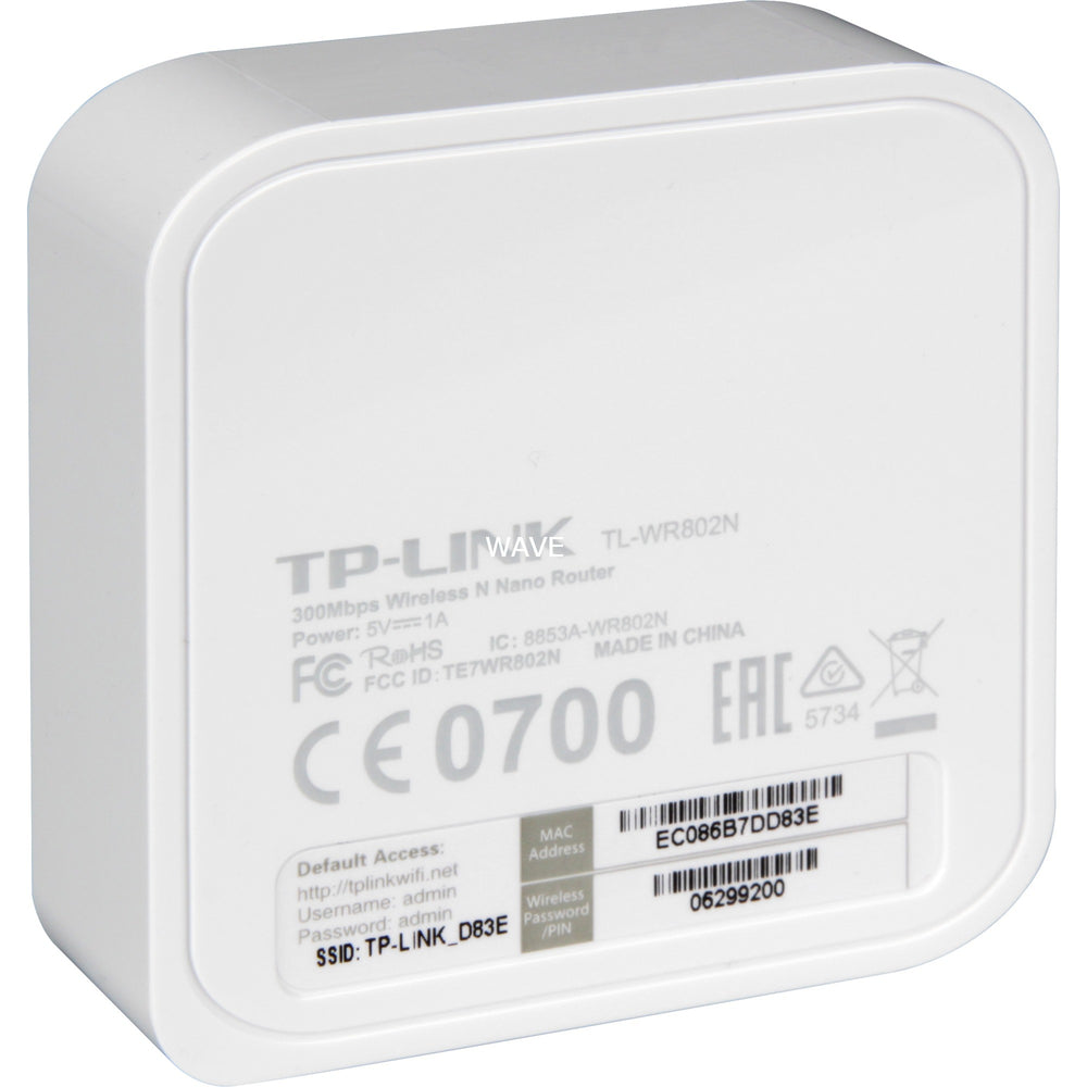 Tp-link tl-wr802n wireless n nano router 300mbps