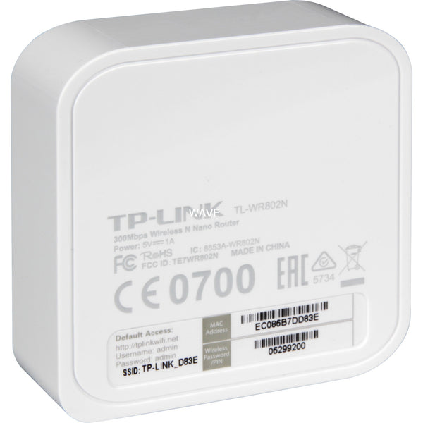 Tp-link tl-wr802n wireless n nano router 300mbps