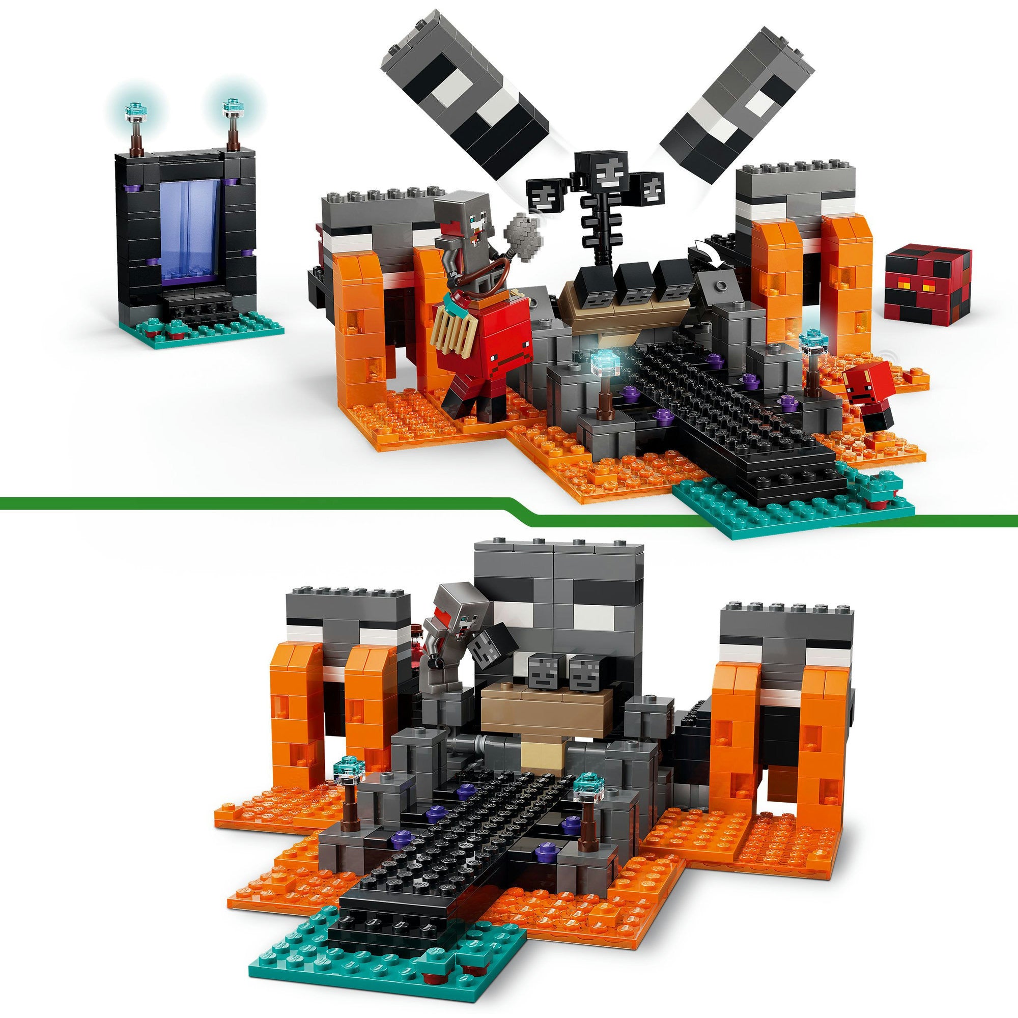 Lego minecraft de wither-strijd videogame speelgoed voor kinderen - 21590