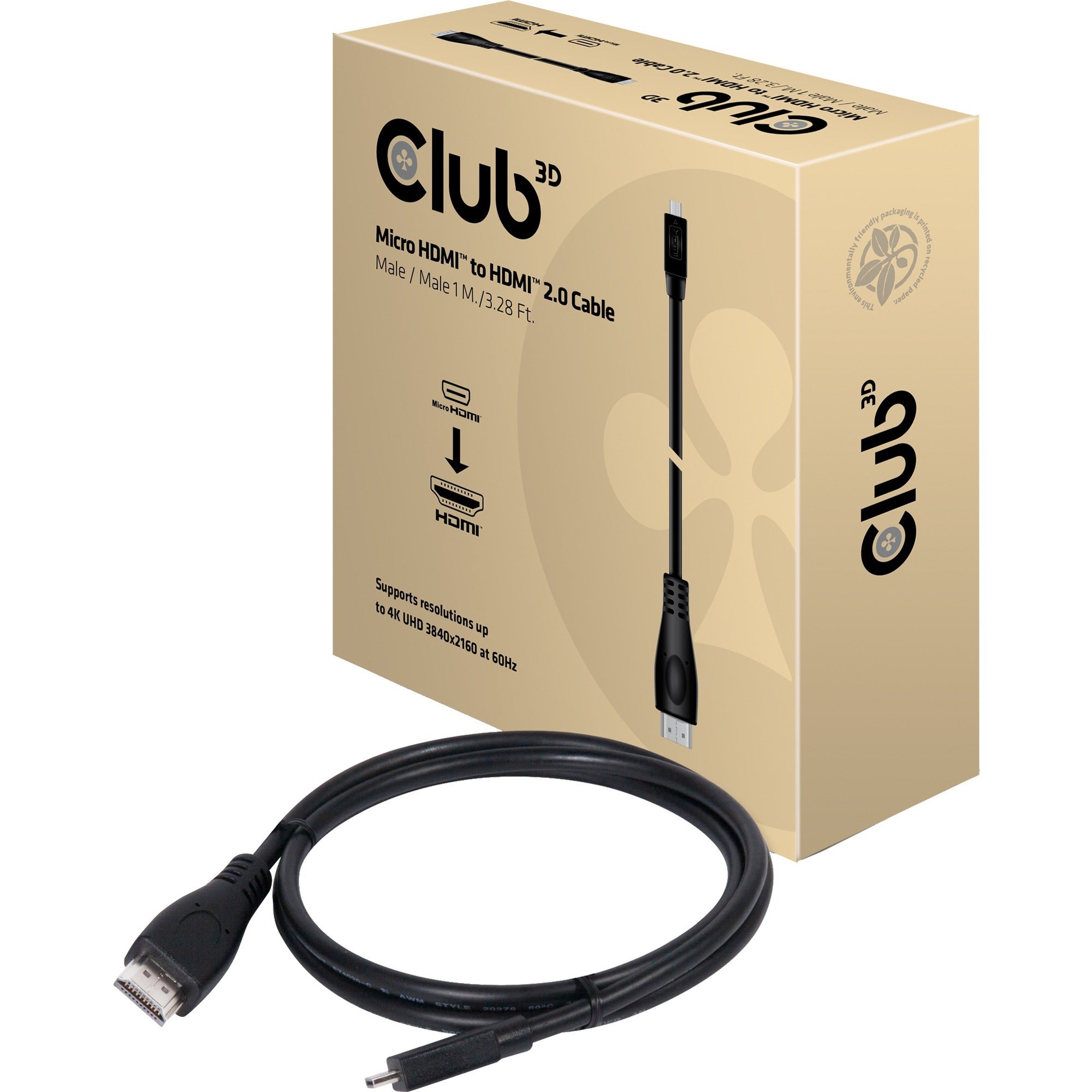 Club 3D Club 3D Micro-HDMI > HDMI 2.0