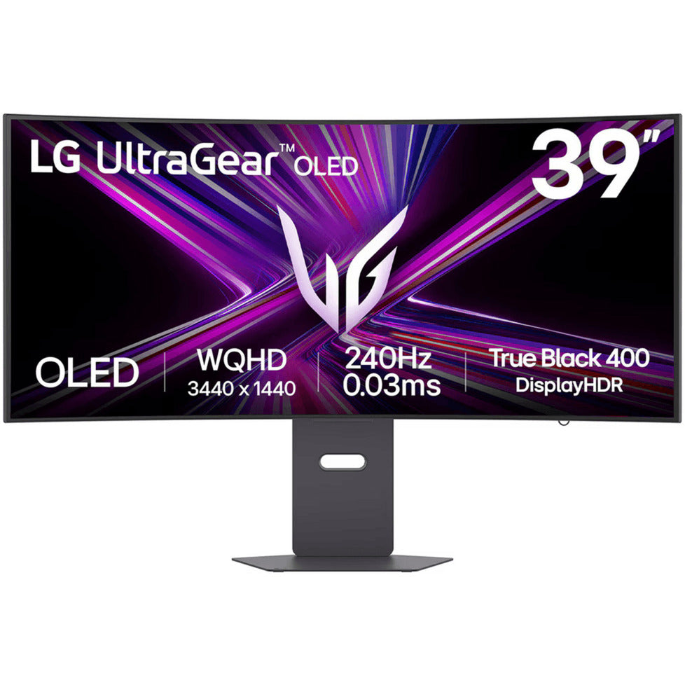 Lg ultragear oled 39gx900a-b 39 curved ultrawide gaming monitor (zwart, 2x hdmi, displayport, 2x usb-a, usb-c, 240 hz)