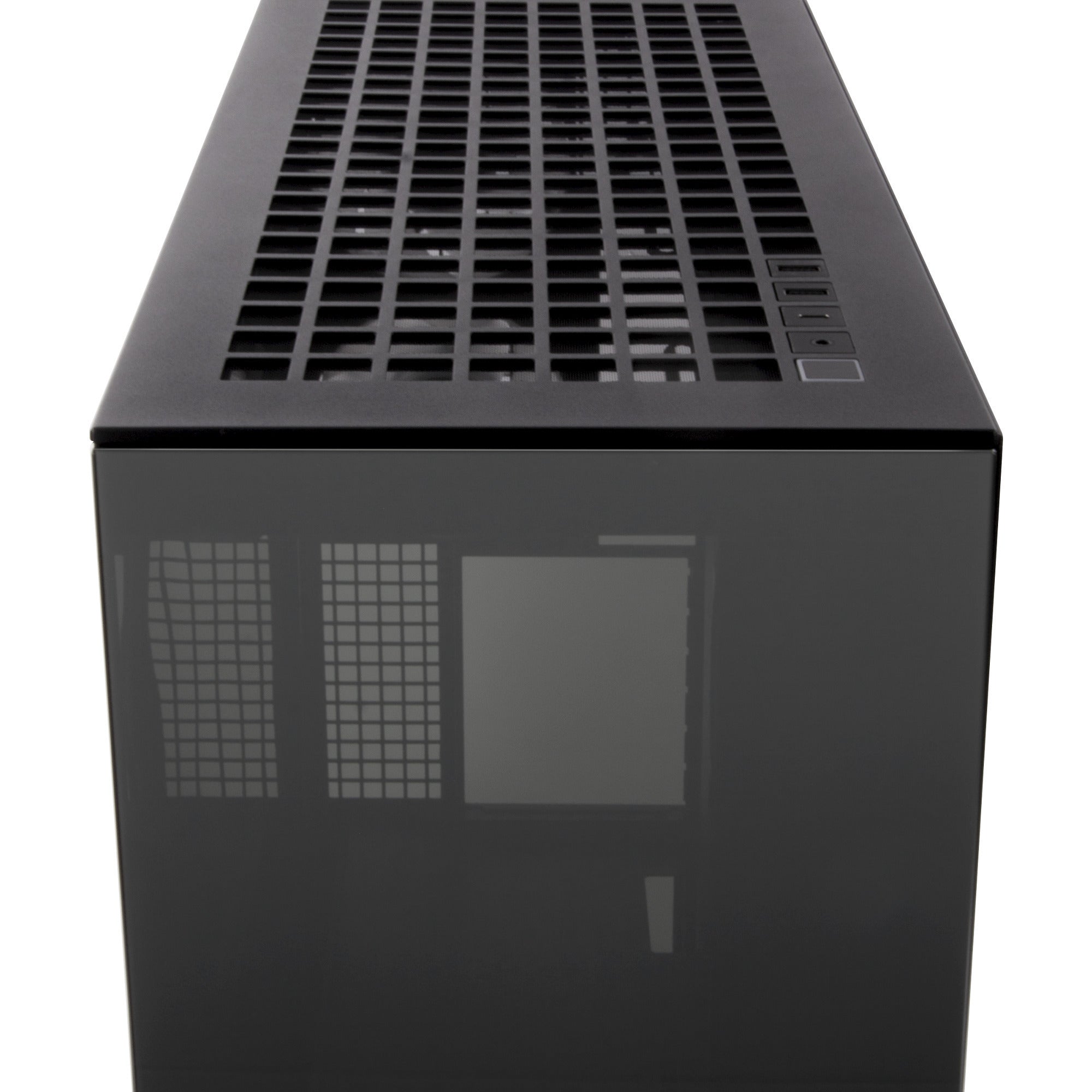 Arctic xtender midi tower behuizing (zwart (mat) | 2x usb-a | 1x usb-c | rgb | tempered glass)