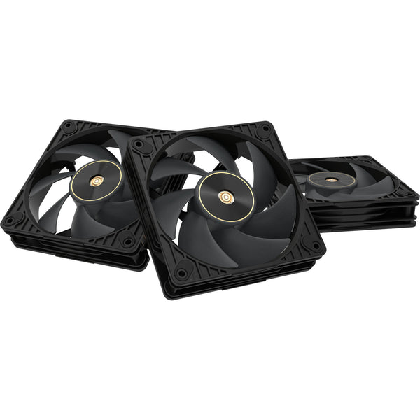 Asus proart pf120 fan - triple pack case fans (zwart, 3 stuks, 120 x 120 x 28 mm, 3 stuks)