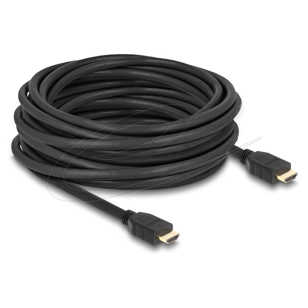 Delock high speed hdmi cable 48 gbps 8k 60 hz, 10 meter kabel (zwart)