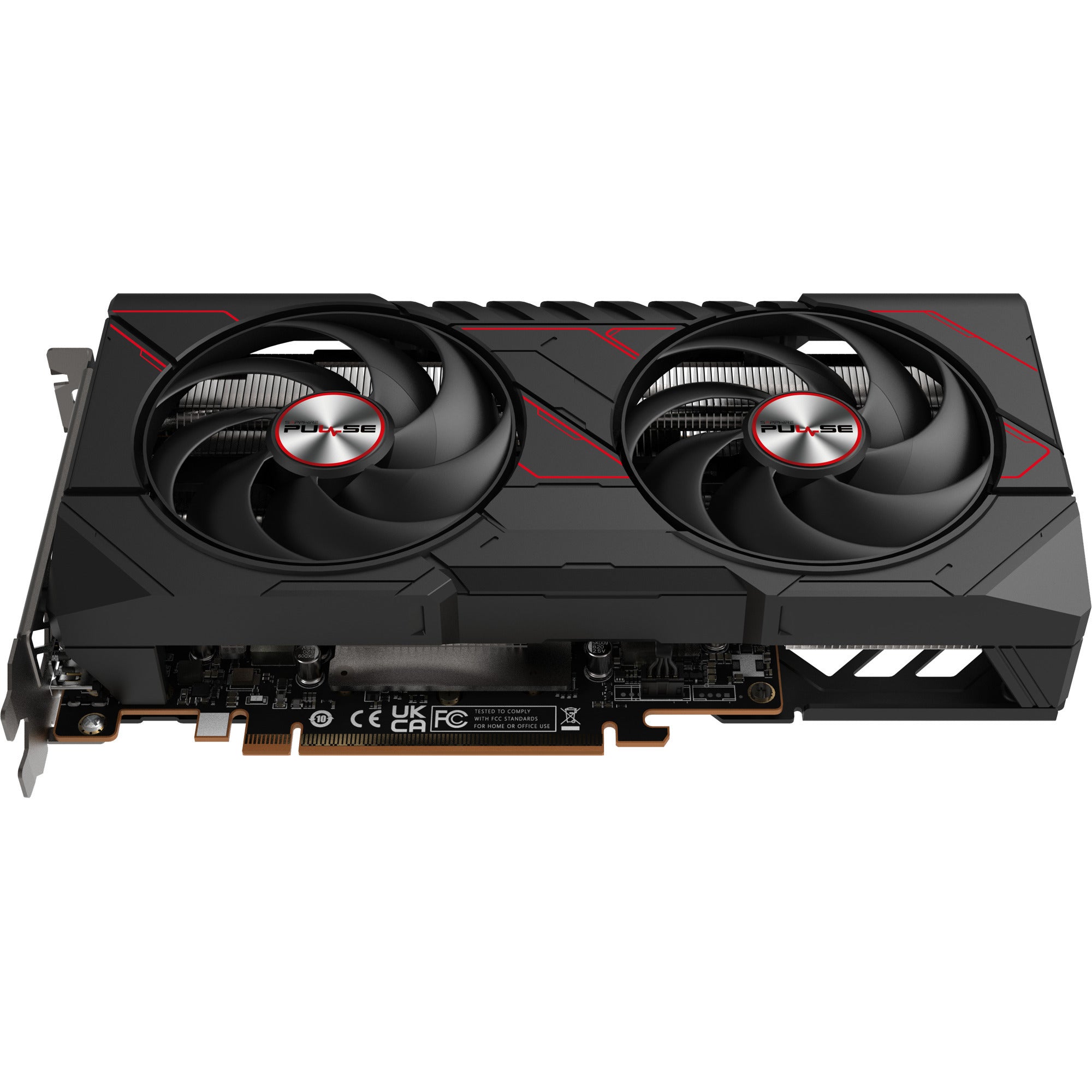 Sapphire radeon rx 9060 xt pulse 16gb oc grafische kaart (zwart rood, 1x displayport, 2x hdmi)