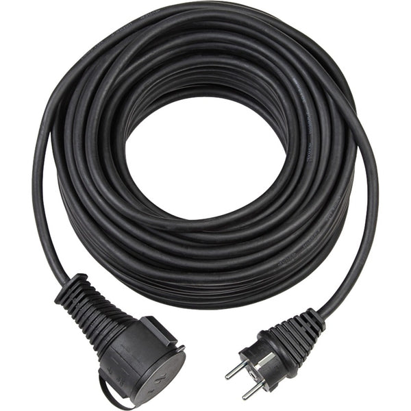 Brennenstuhl Bremaxx® Extension Cable (25m Cable, for Temporary Outdoor Use IP44) 25m Black