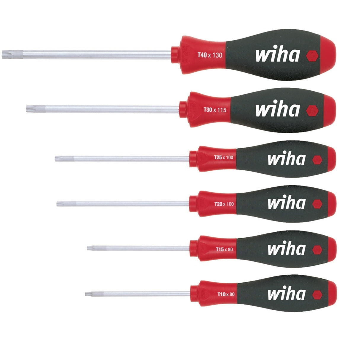 Wiha schroevendraaierset 362k6so | 6-delig torx® | meercomponentengrepen | ronde kling | 1 stuk - 07155