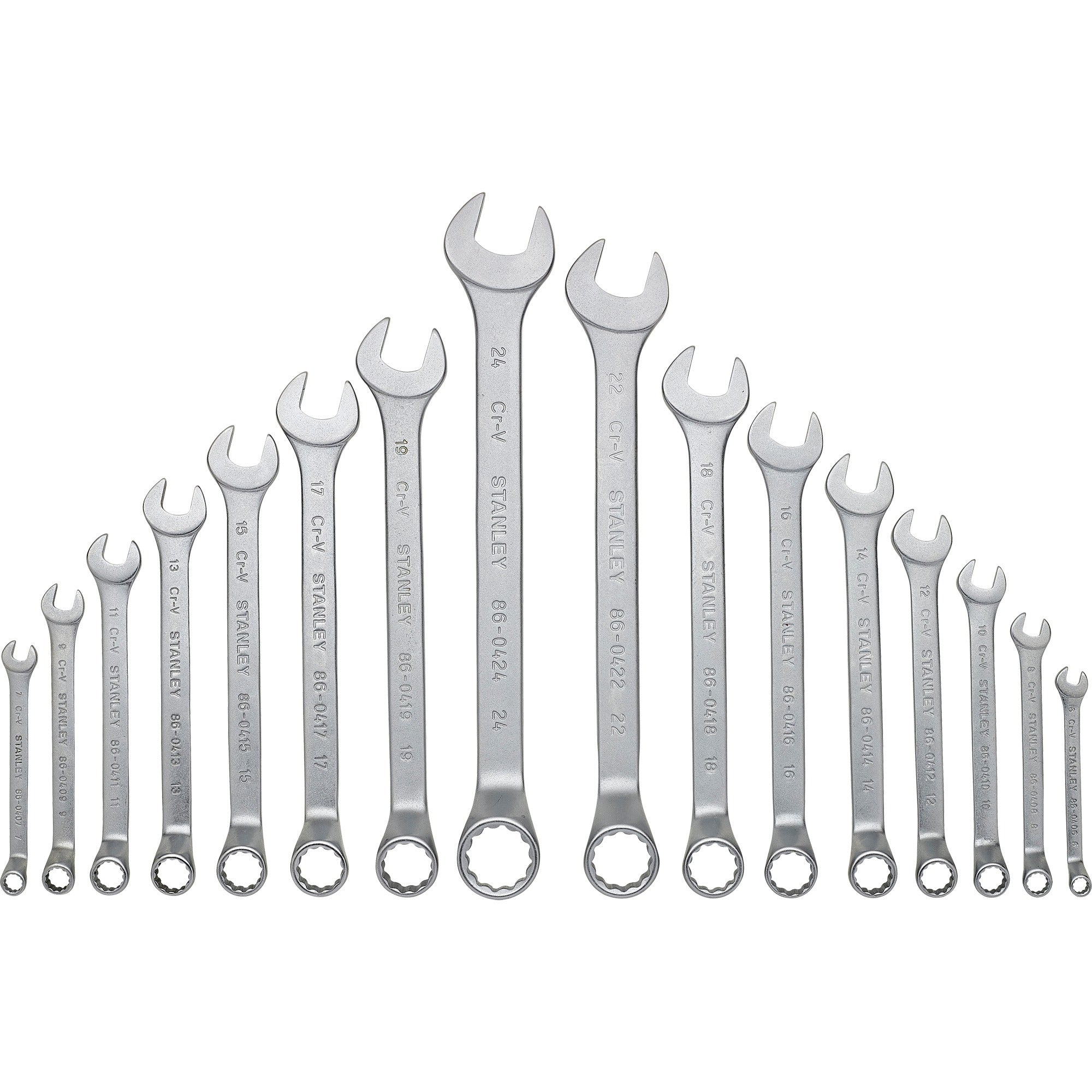 Stanley handgereedschap stanley transmodule ringsteeksleutelset 16-delig - stmt1-74178 - stmt1-74178