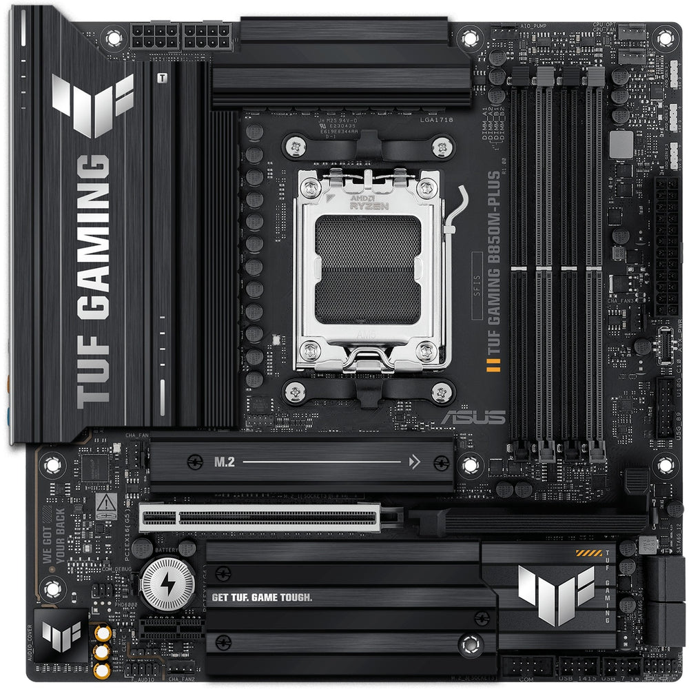 Asus tuf gaming b850m-plus socket am5 moederbord (2.5 gbe-lan, sound, µatx)