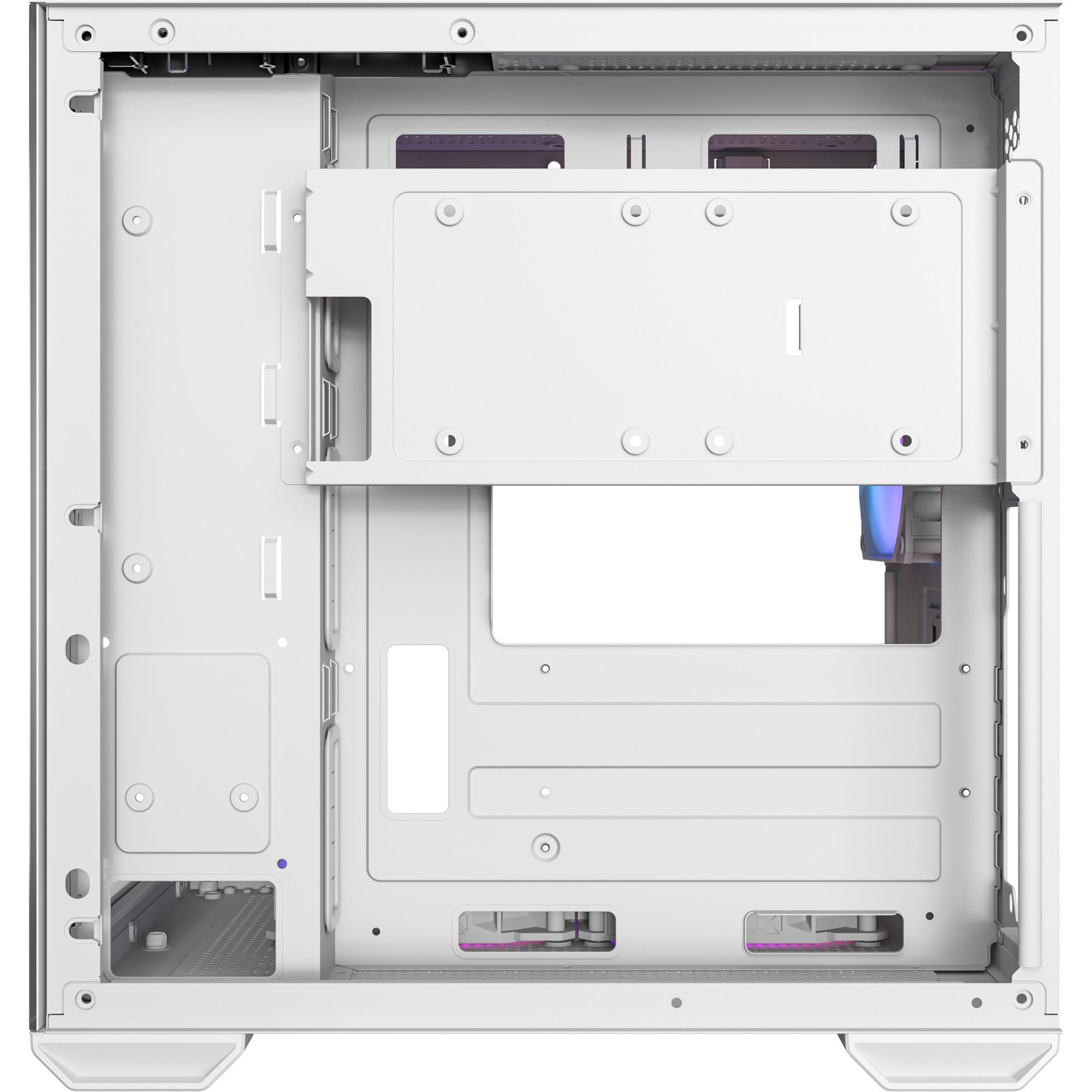 Antec cx60m argb mini tower behuizing (wit | 3x usb-a | rgb | tempered glass)