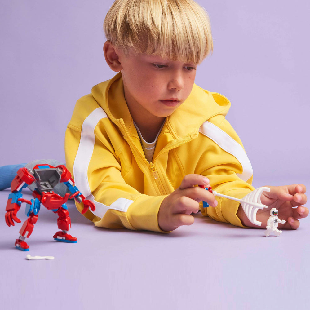 Lego superhelden 76308 spider-man mecha vs. antigif