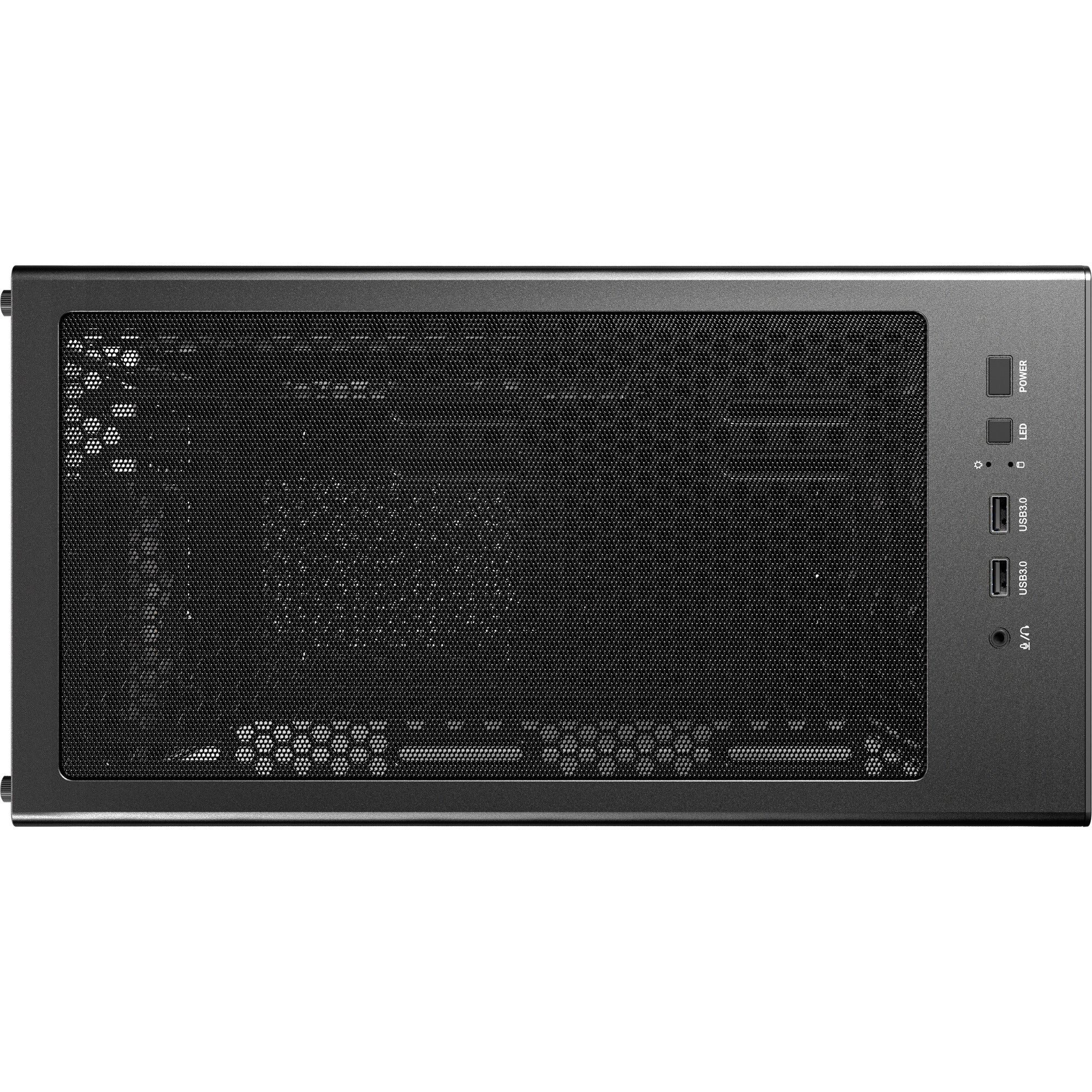 Antec ax85 argb midi tower behuizing (zwart | 2x usb-a | tempered glass)