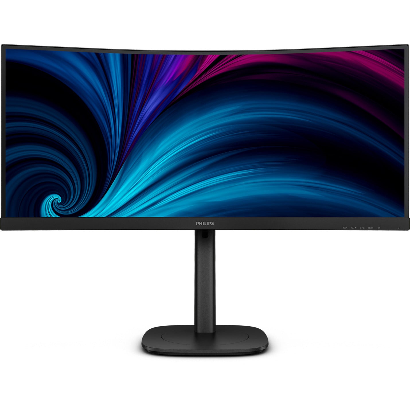 Philips 34b2u3600c 34 curved ultrawide monitor (zwart, hdmi, displayport, 4x usb-a, usb-b, usb-c, rj-45)