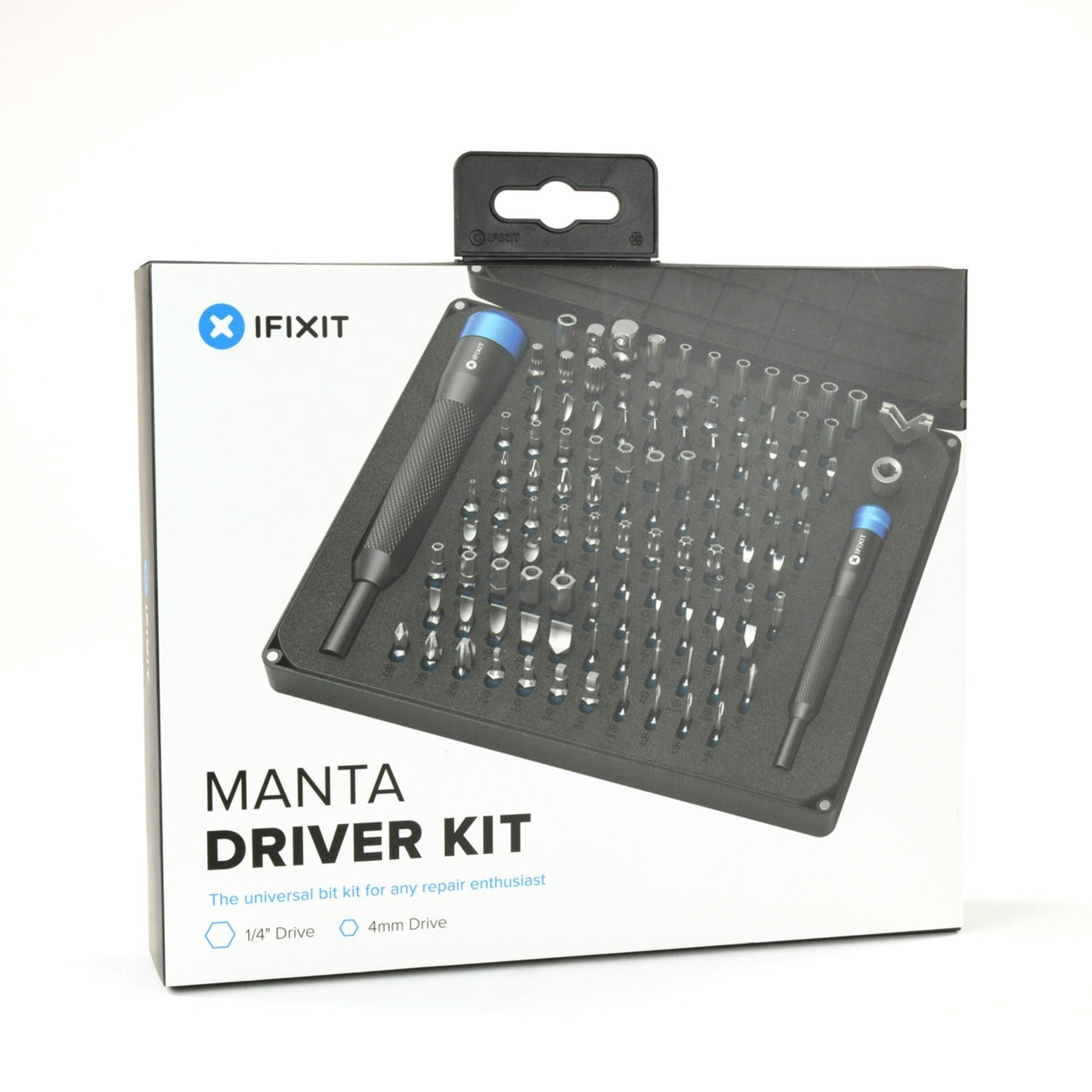 Ifixit manta - 112 bit driver kit bitset (zwart blauw)