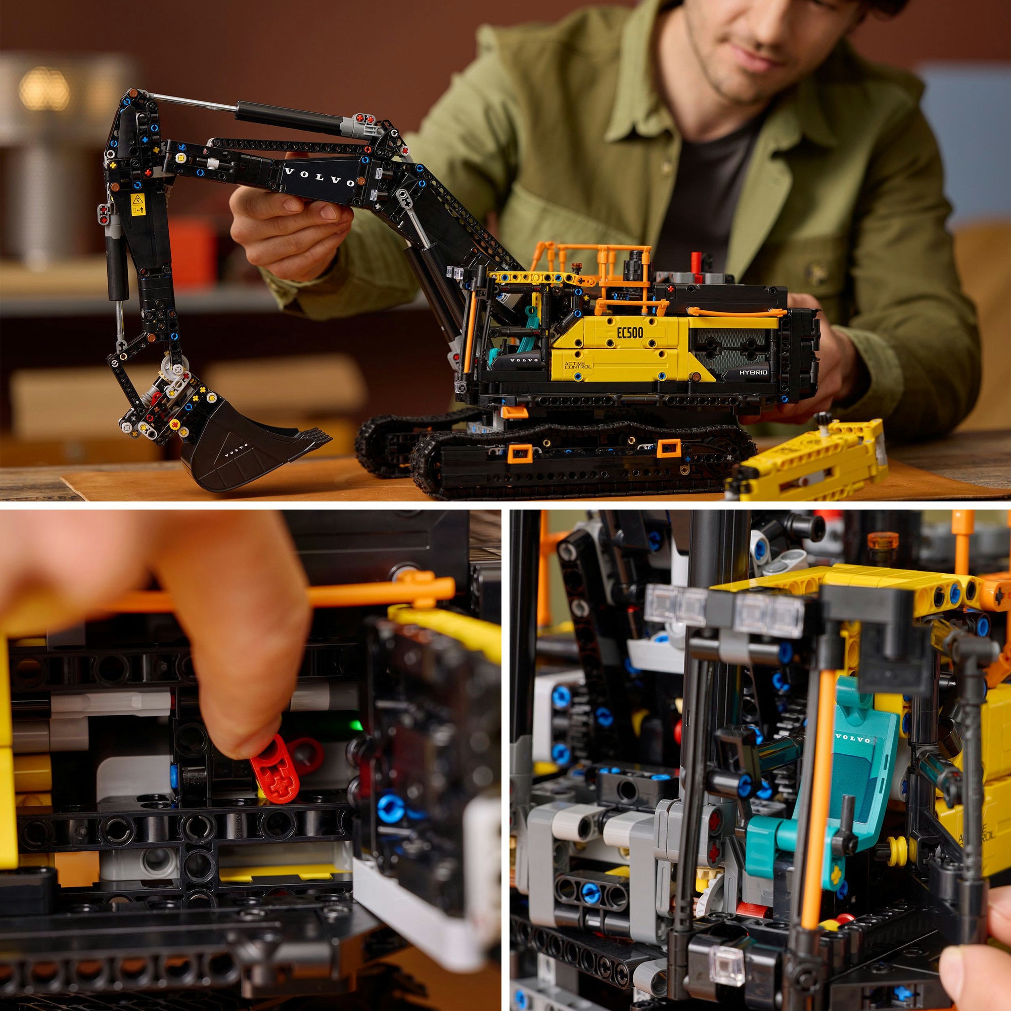 Lego ® technic volvo ec500 hybrid graafmachine - 42215