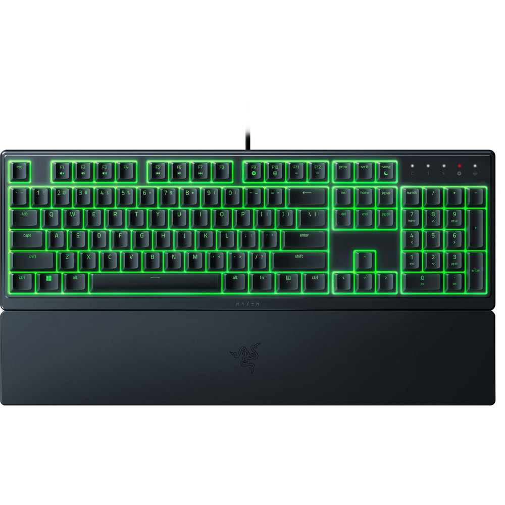 Razer ornata v3 x low profile rgb gaming toetsenbord (zwart, us lay-out (qwerty), membraan, 100%)