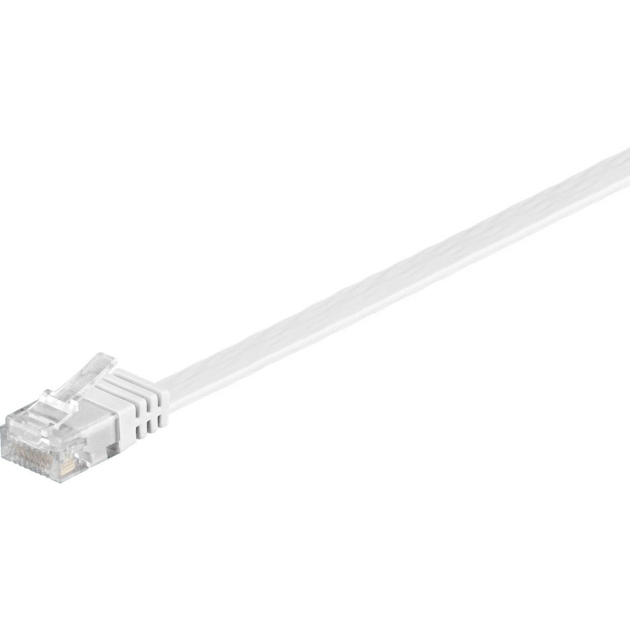 Goobay cat.5e netwerkkabel (wit, 20 meter, u utp, rj-45, platte kabel)