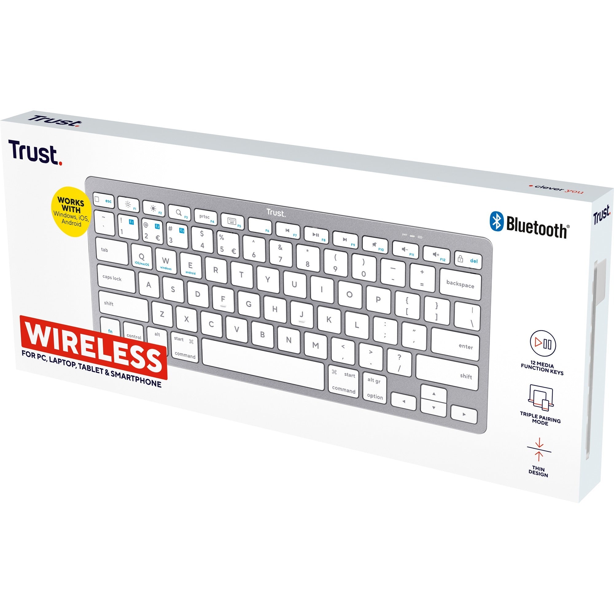 Trust Trust Draadloos Bluetooth-toetsenbord