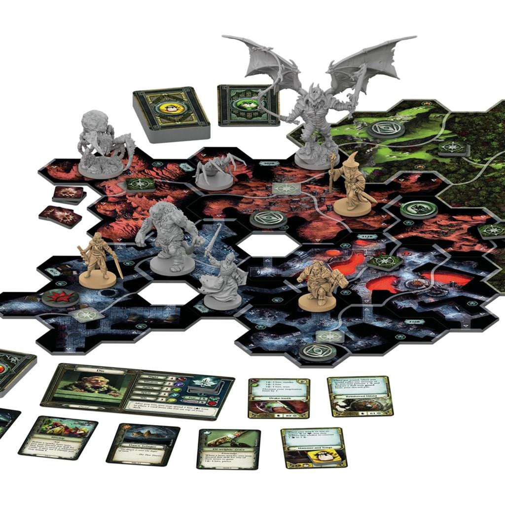 Asmodee the lord of the rings: journeys in middle earth - shadowed paths bordspel (engels, uitbreiding, 1 - 5 spelers, 60 minuten, vanaf 14 jaar)