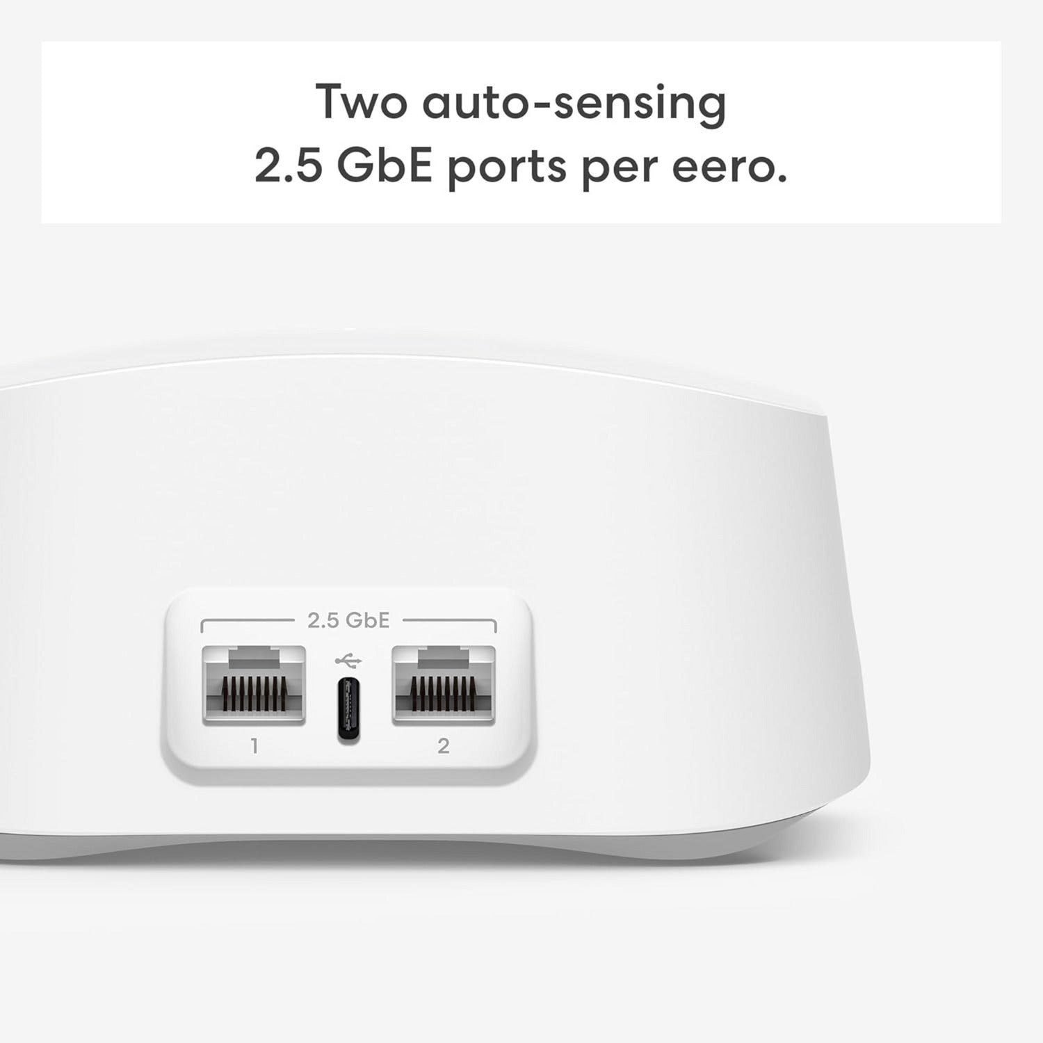 Eero 7 mesh wifi system, 3 stuks mesh router (wit)