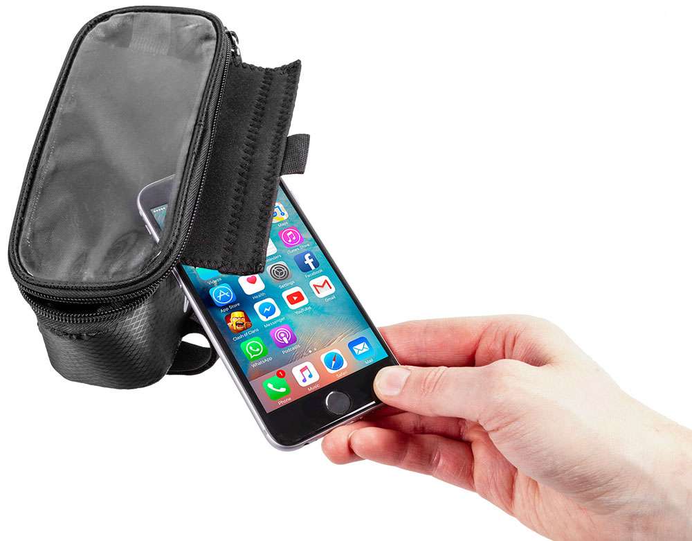 M-Wave Frametas Rotterdam 1 liter zwart