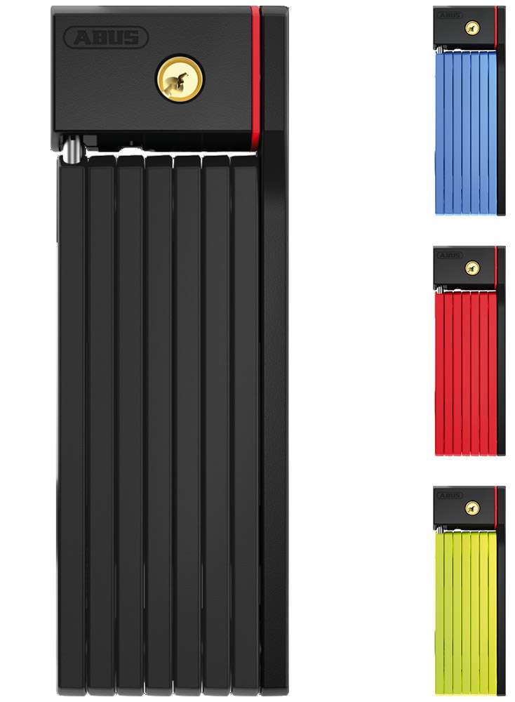 Abus Bordo Big uGrip 5700 zwart - vouwslot, 100cm, sportief