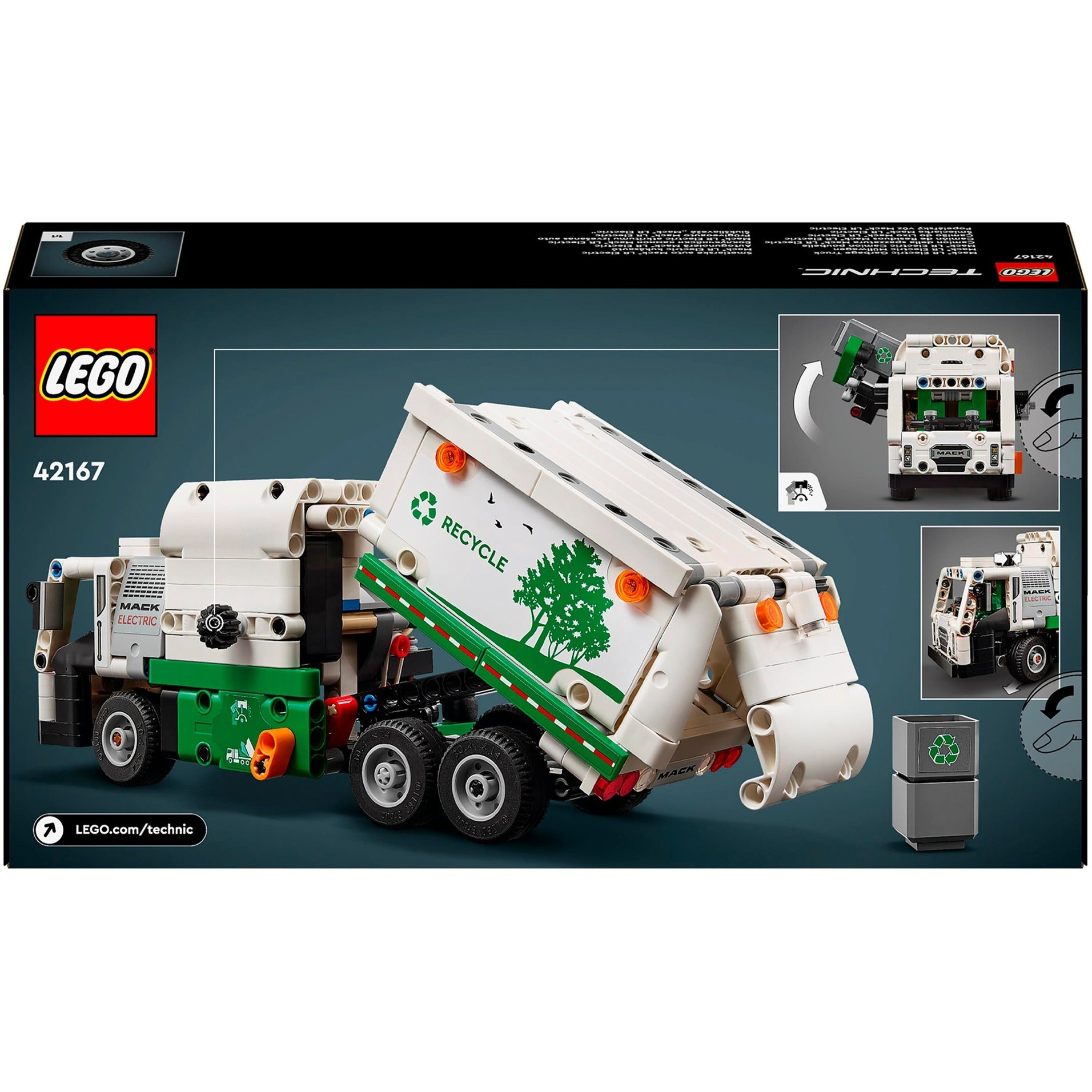 Lego LEGO Technic 42167 Mack Lr elektrische Vuilniswagen