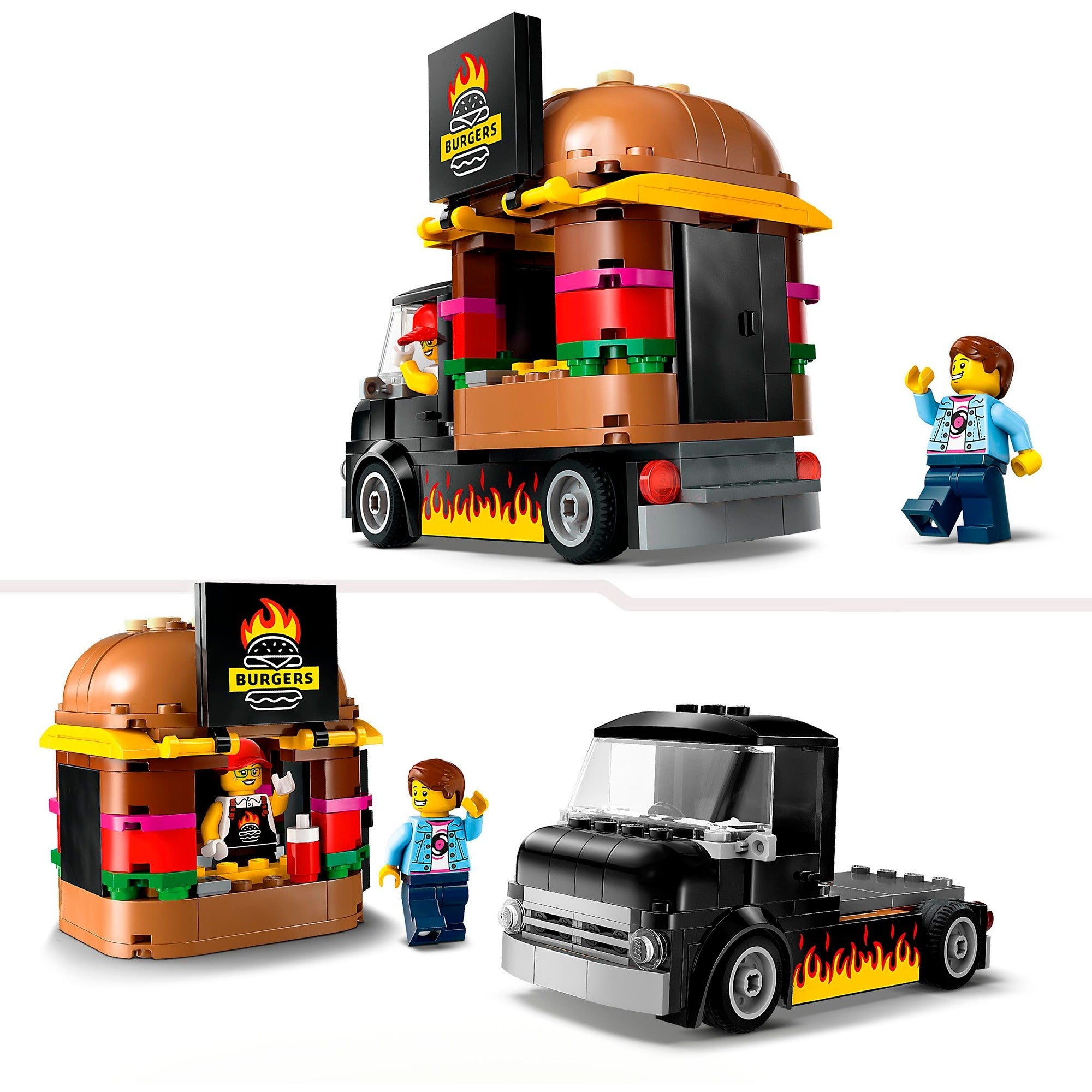 Lego city - hamburgertruck constructiespeelgoed (60404)
