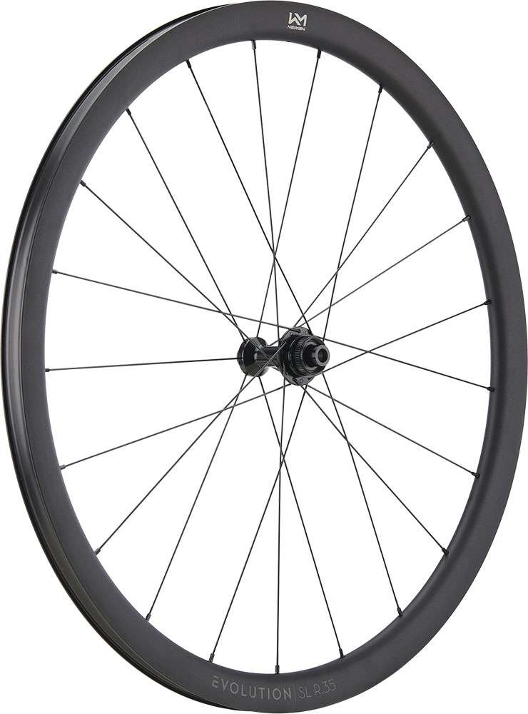 Newmen evolution sl r.35 fade r sj cl 12x100 front wheel