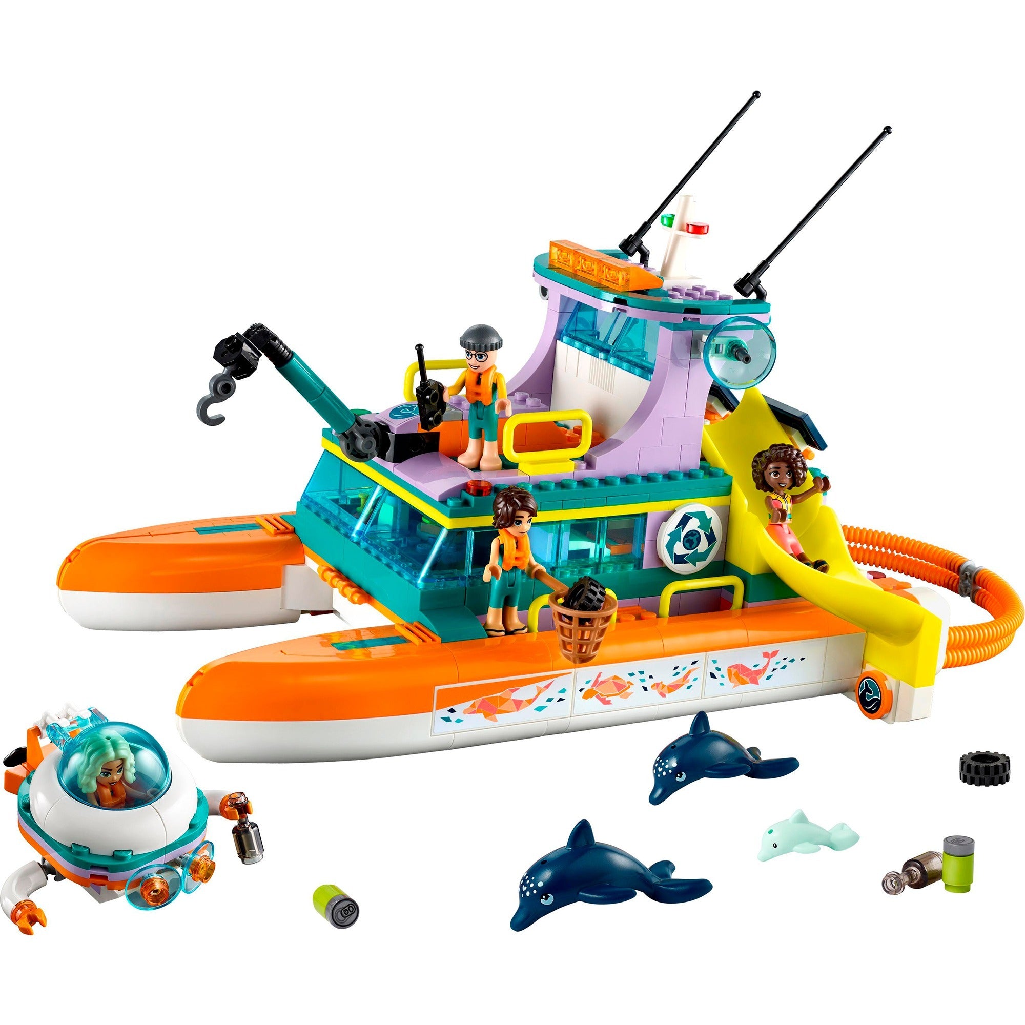 Lego friends 41734 reddingsboot op zee