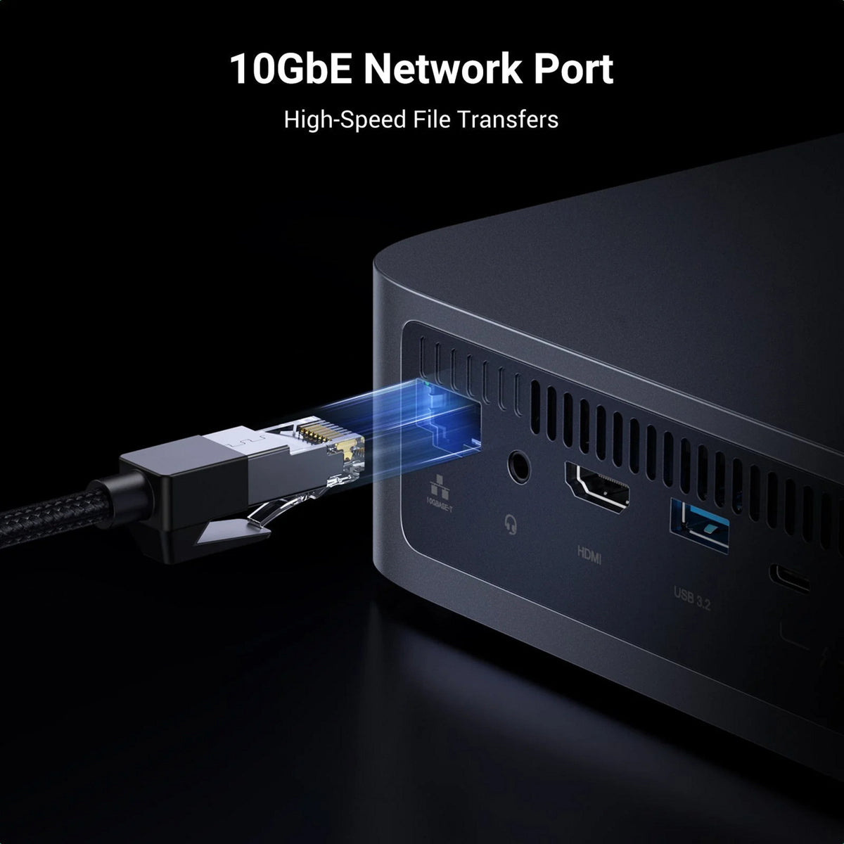 Ugreen nasync dxp480t plus (grijs, wifi, 1x 10gbe, hdmi, thunderbolt 4 (40 gb s))