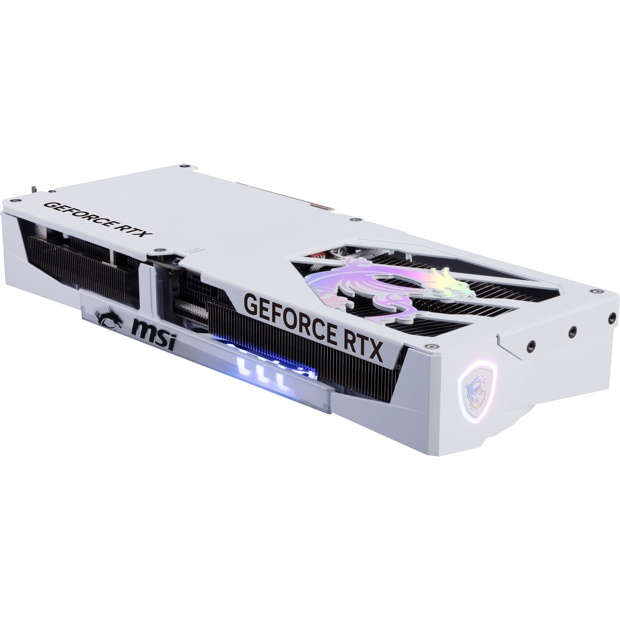 Msi geforce rtx 5070 ti gaming trio oc white grafische kaart (wit, 3x displayport, 1x hdmi 2.1, dlss 4)