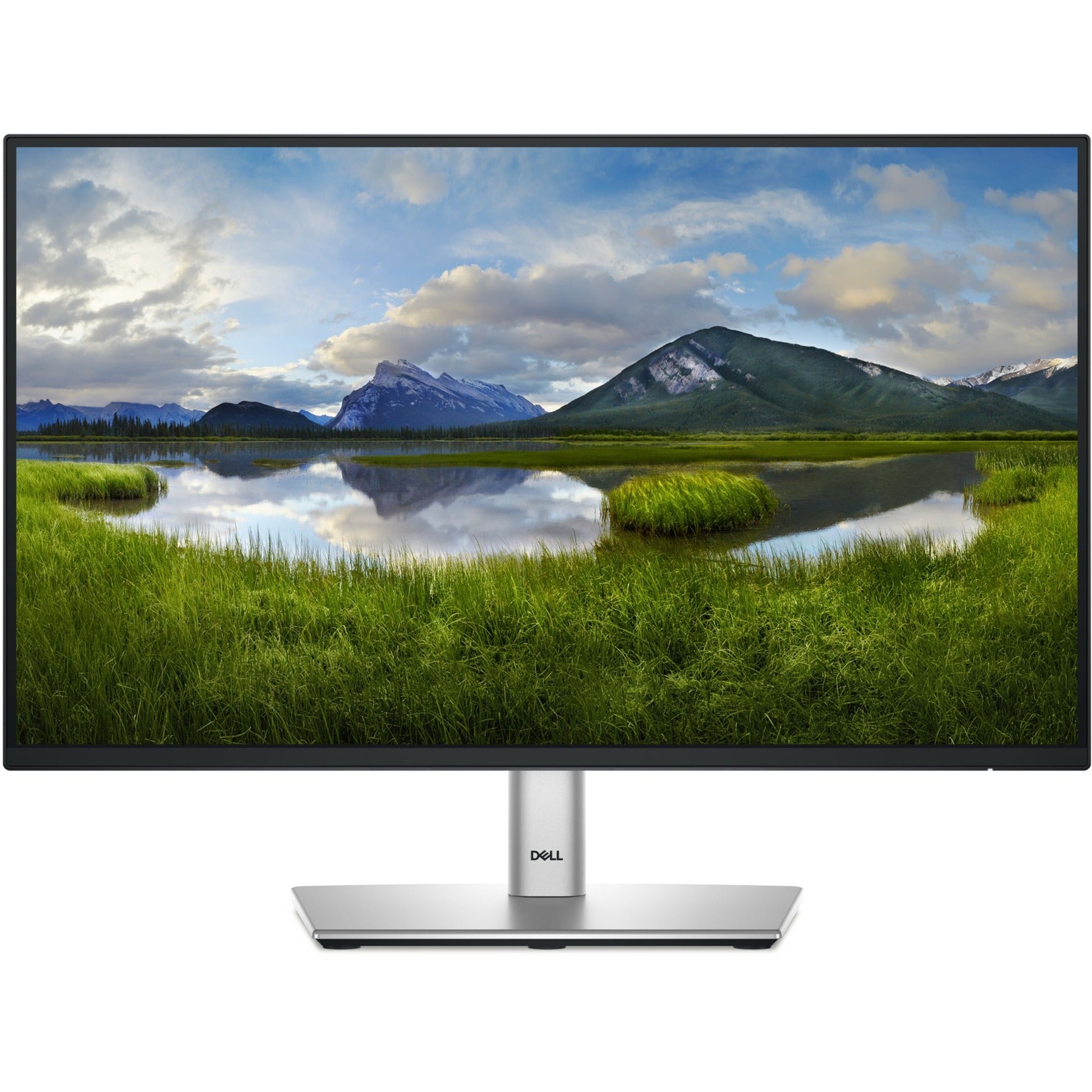 Dell p2225h 21.5 monitor (zwart zilver, hdmi, displayport, 3x usb-a, usb-b, usb-c)