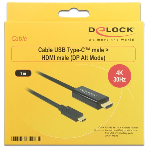 DeLOCK DeLOCK USB-C (mannelijk) > HDMI (mannelijk) (DP Alt Mode)