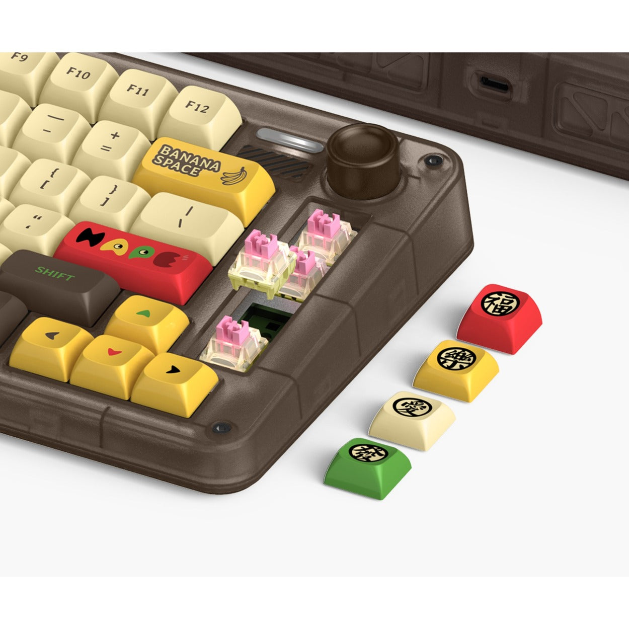 Iqunix ZX75 Happy Ape Draadloos Mechanisch Toetsenbord