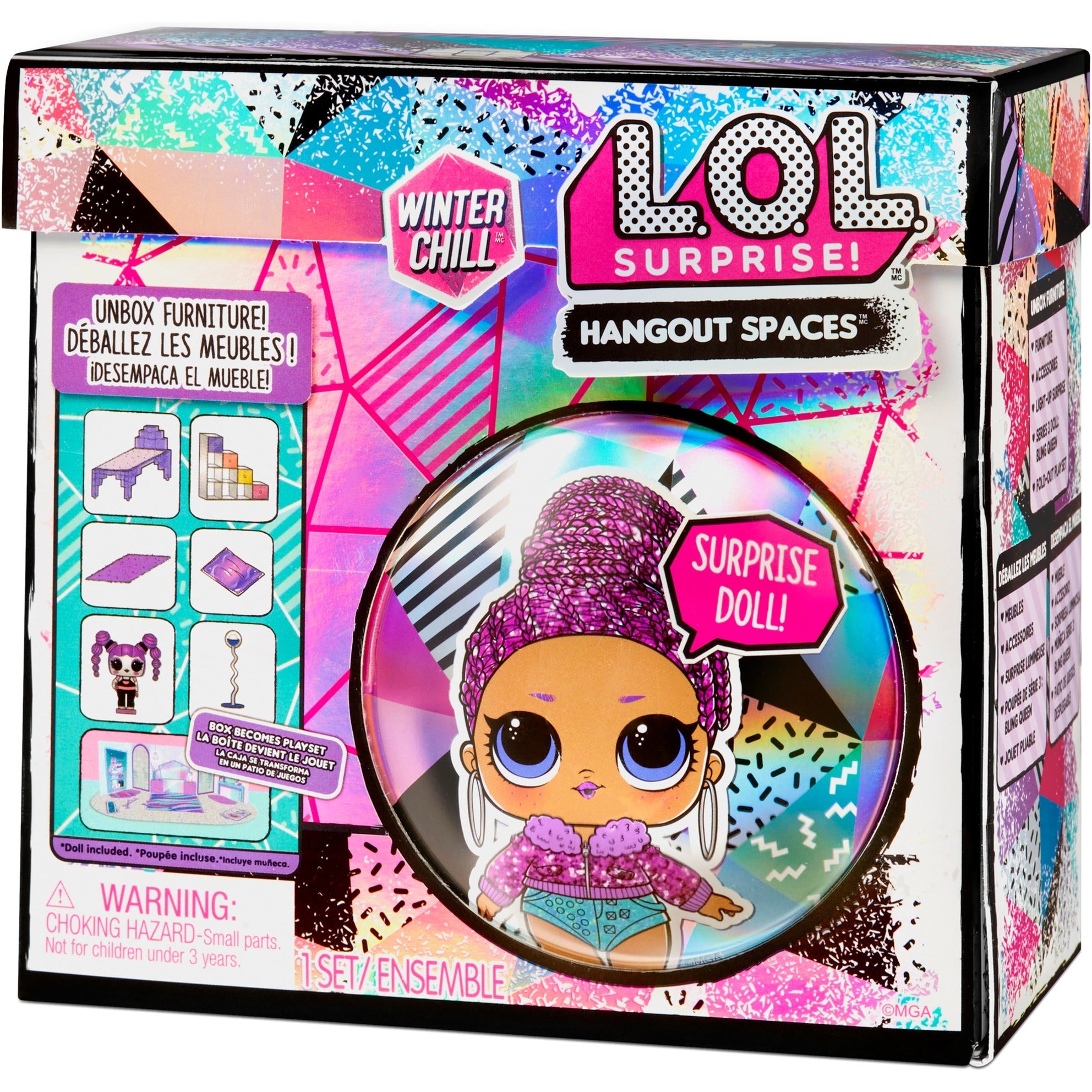 MGA Entertainment Verrassing! Winter Chill Hangout Spaces Sty