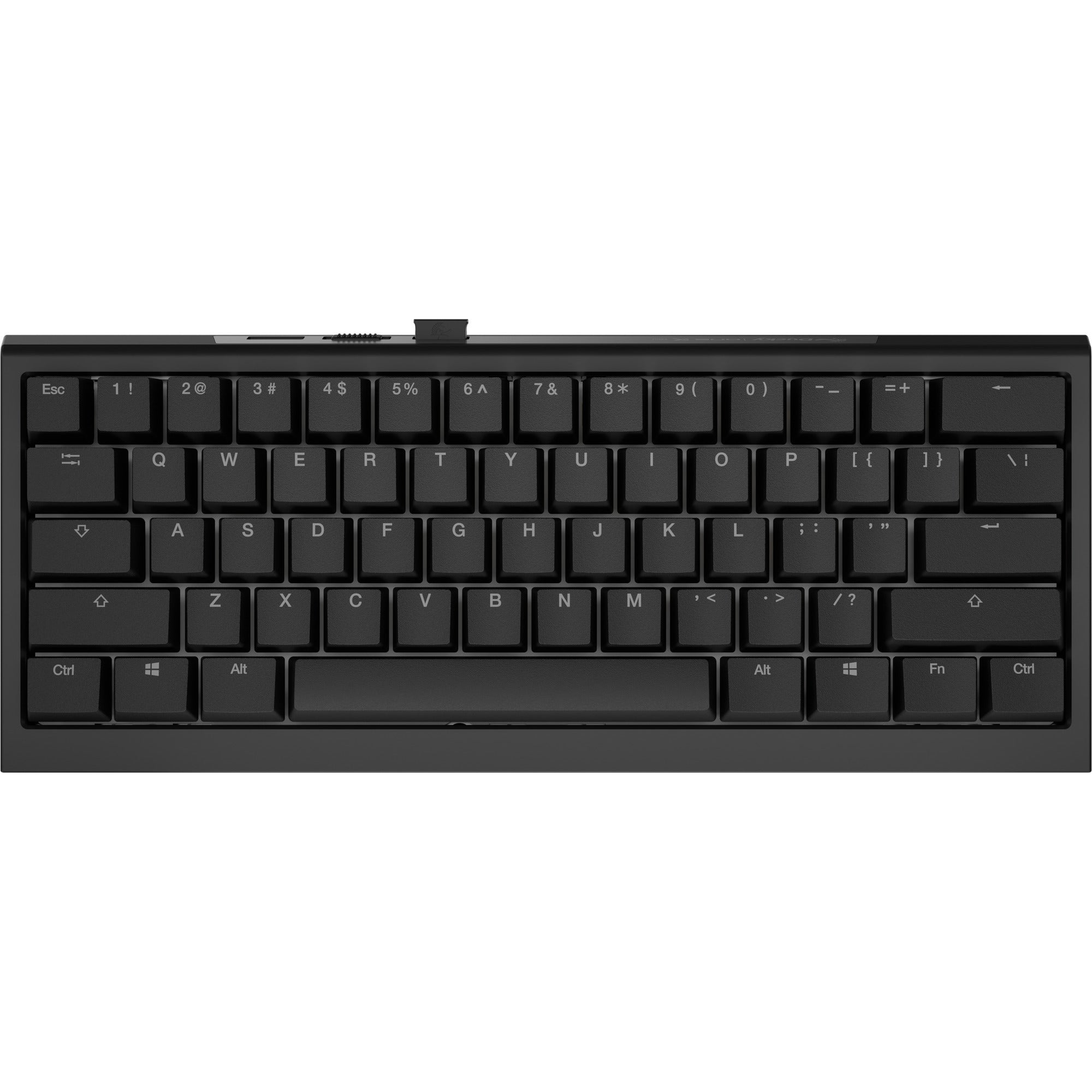 Ducky one x mini wireless rgb mechanisch toetsenbord (zwart, us lay-out (qwerty), inductive, 60%, hot-swappable, pbt, 2.4 ghz | bluetooth | usb-c)