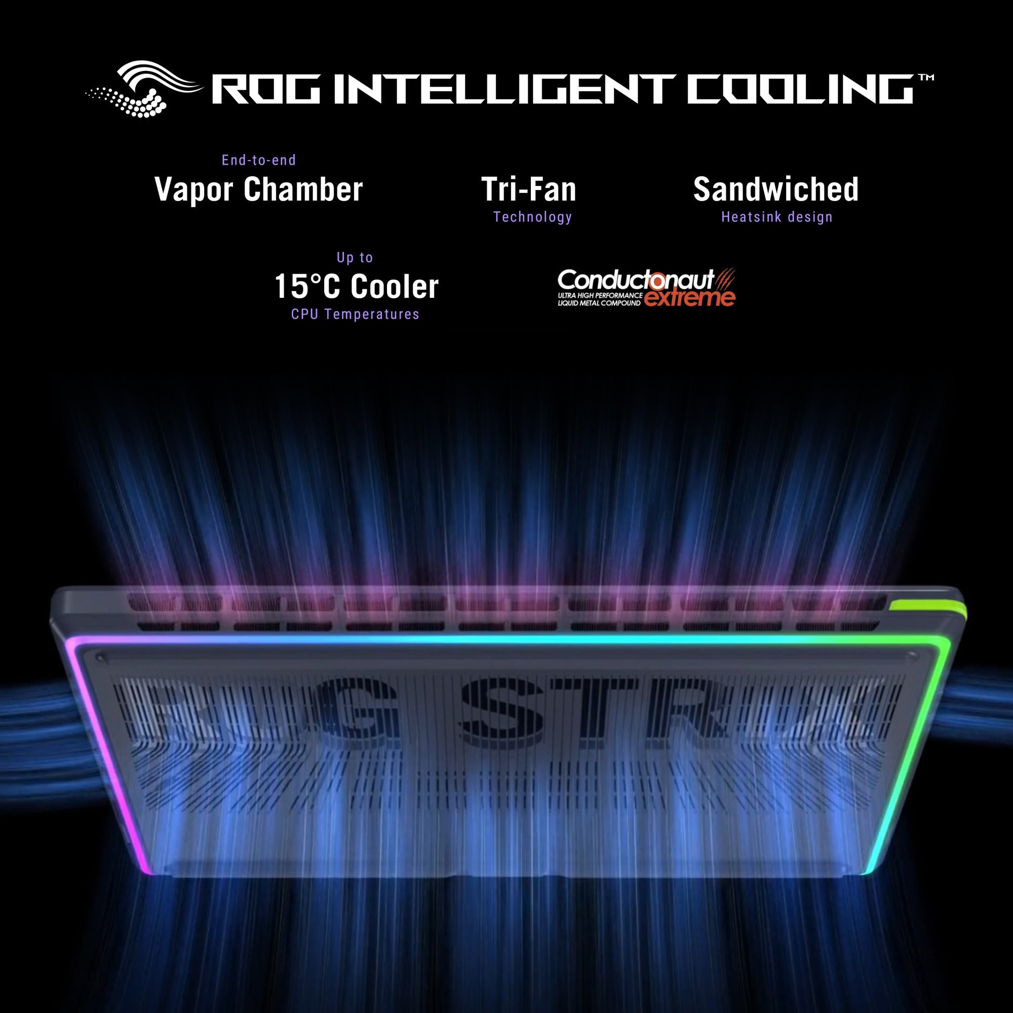 Asus rog strix g18 g815lr-s9005w 18 gaming laptop (zwart grijsgroen | ultra 9 275hx | rtx 5070 ti | 32 gb | 2 tb ssd)