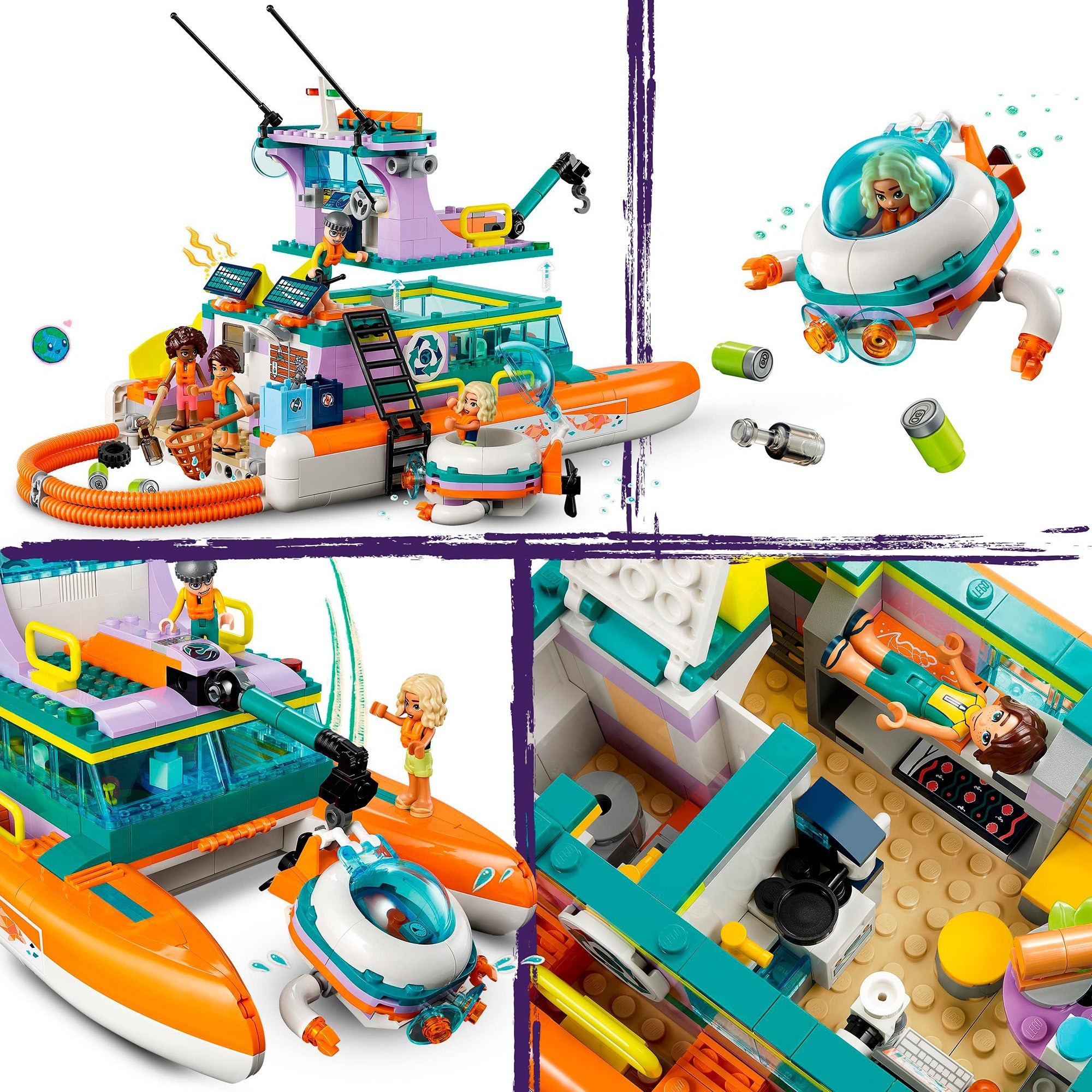 Lego friends 41734 reddingsboot op zee