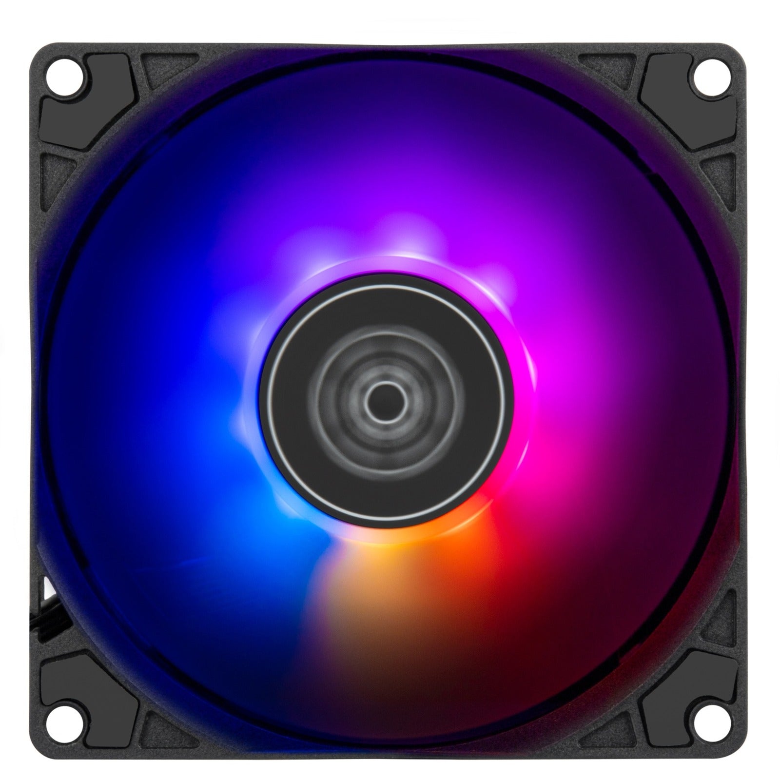 Silverstone air slimmer 90 argb case fan (zwart, 92 x 92 x 15 mm, pwm)