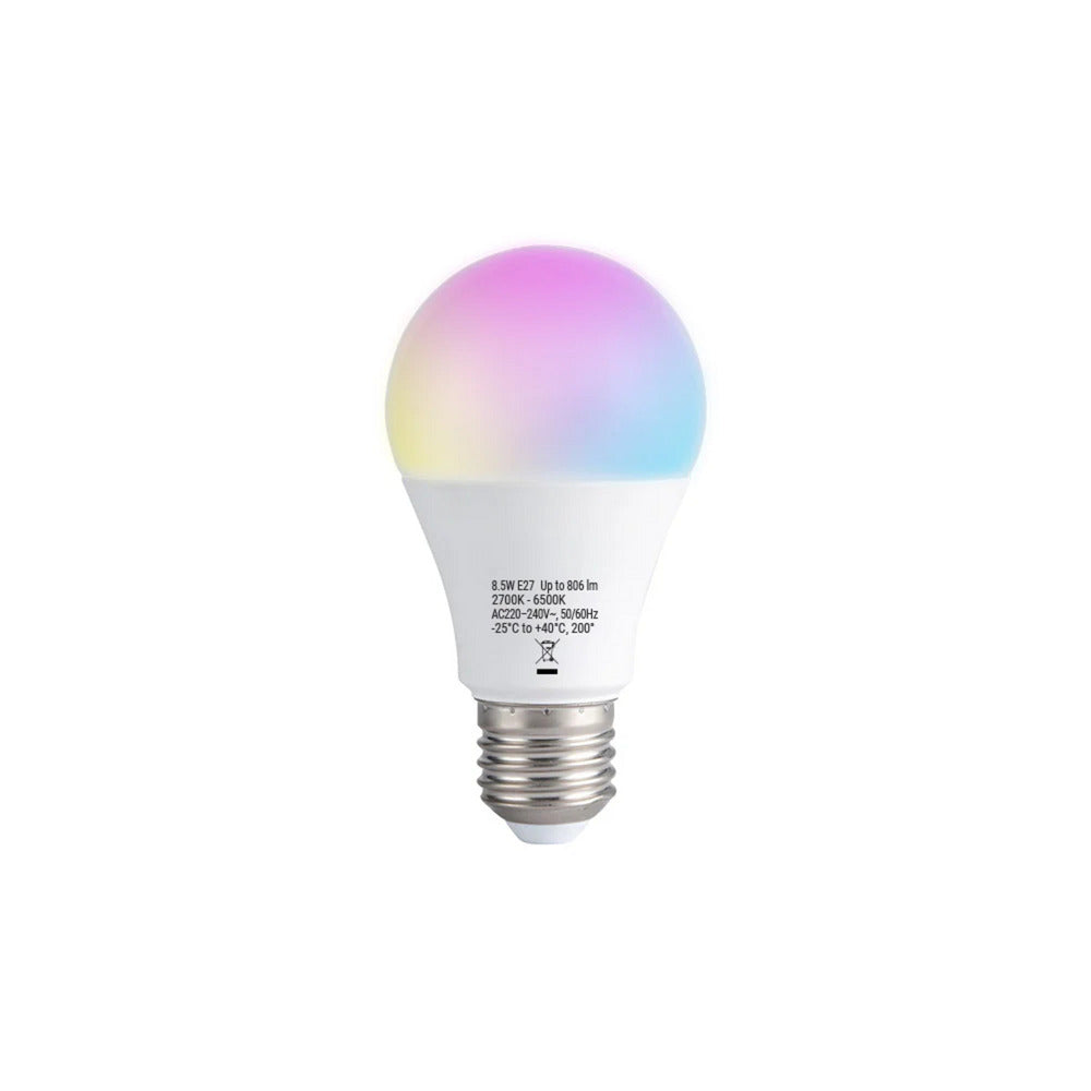 Shelly multicolor bulb e27 gen3 led-lamp (wit, 2700-6500k, wifi, bluetooth, dimbaar)