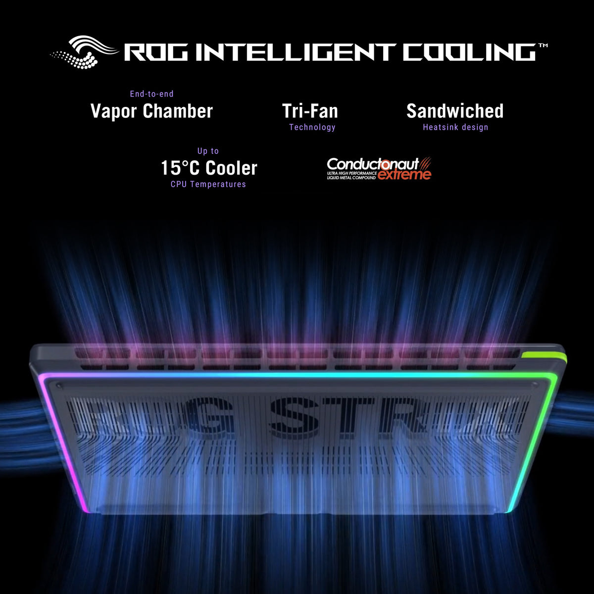 Asus rog strix g16 g615lr-s5072w 16 copilot+ gaming laptop (zwart grijs | core ultra 9 275hx | rtx 5070 ti | 32 gb | 1 tb ssd)
